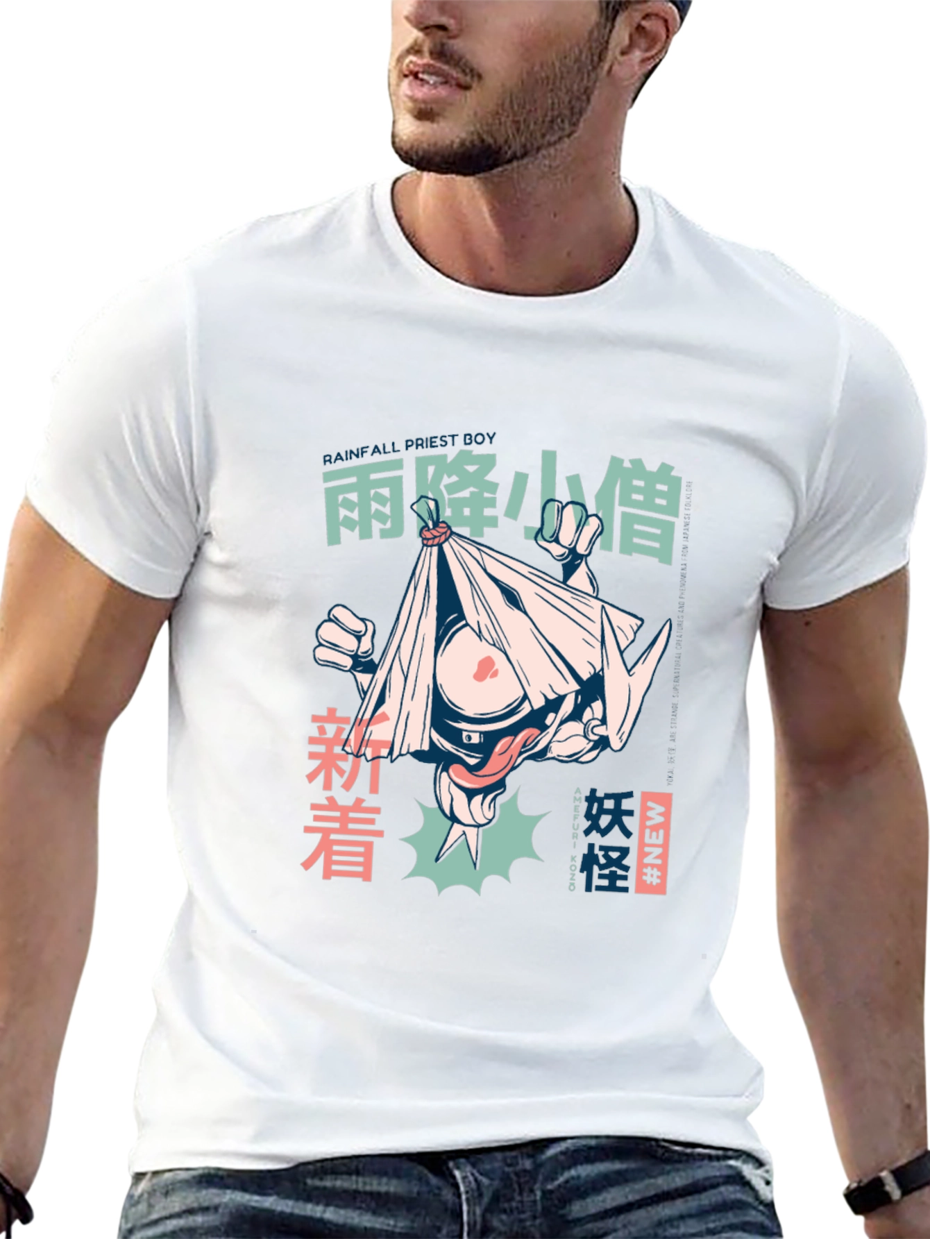 Graphic Print T-Shirt: Anime Style
