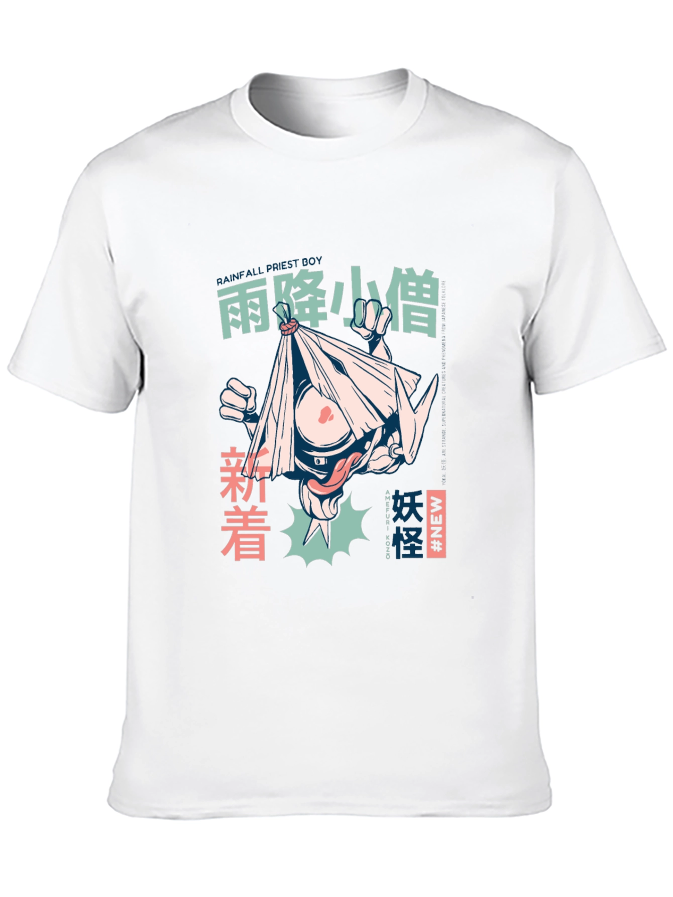 Graphic Print T-Shirt: Anime Style