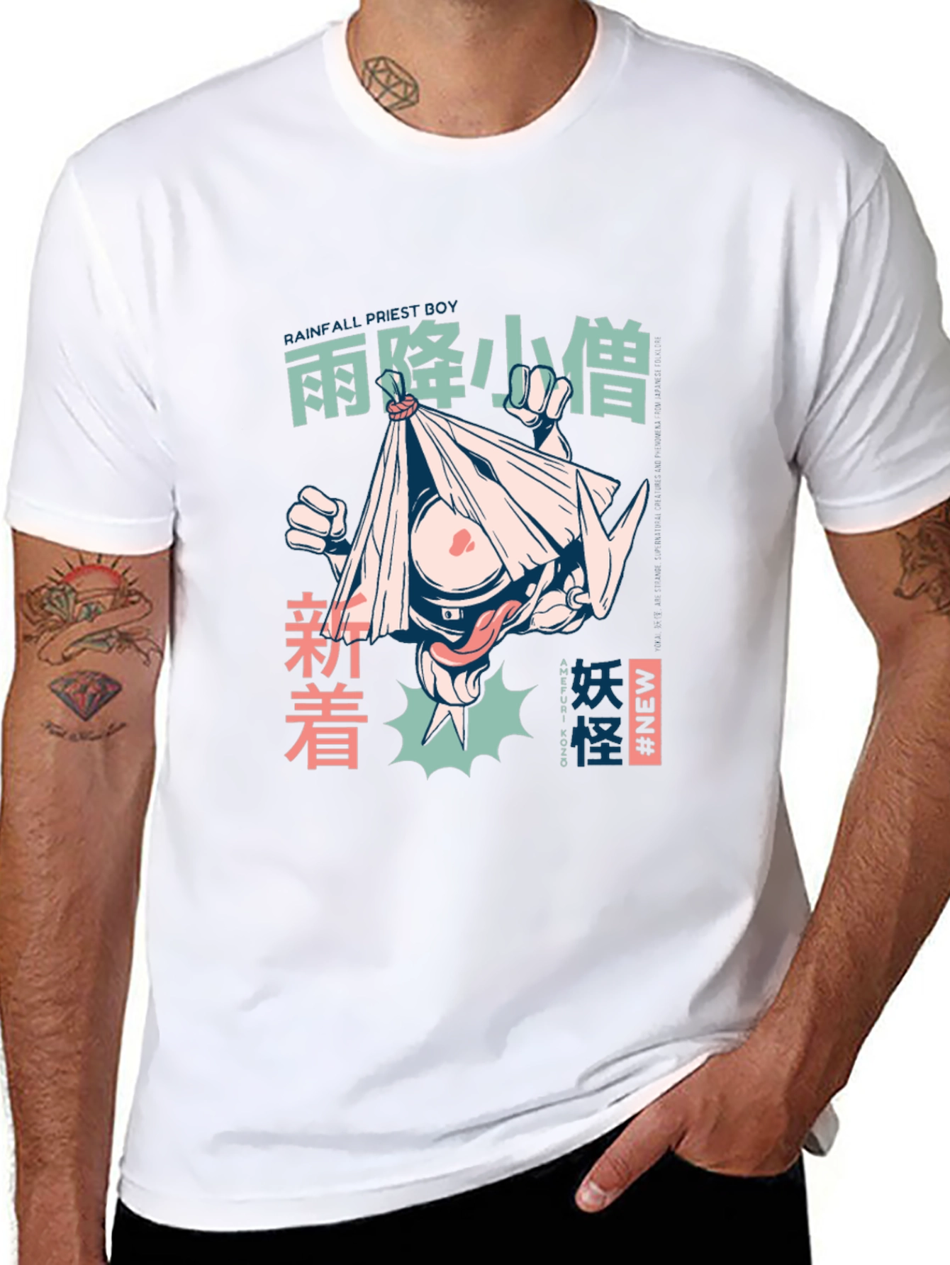 Graphic Print T-Shirt: Anime Style