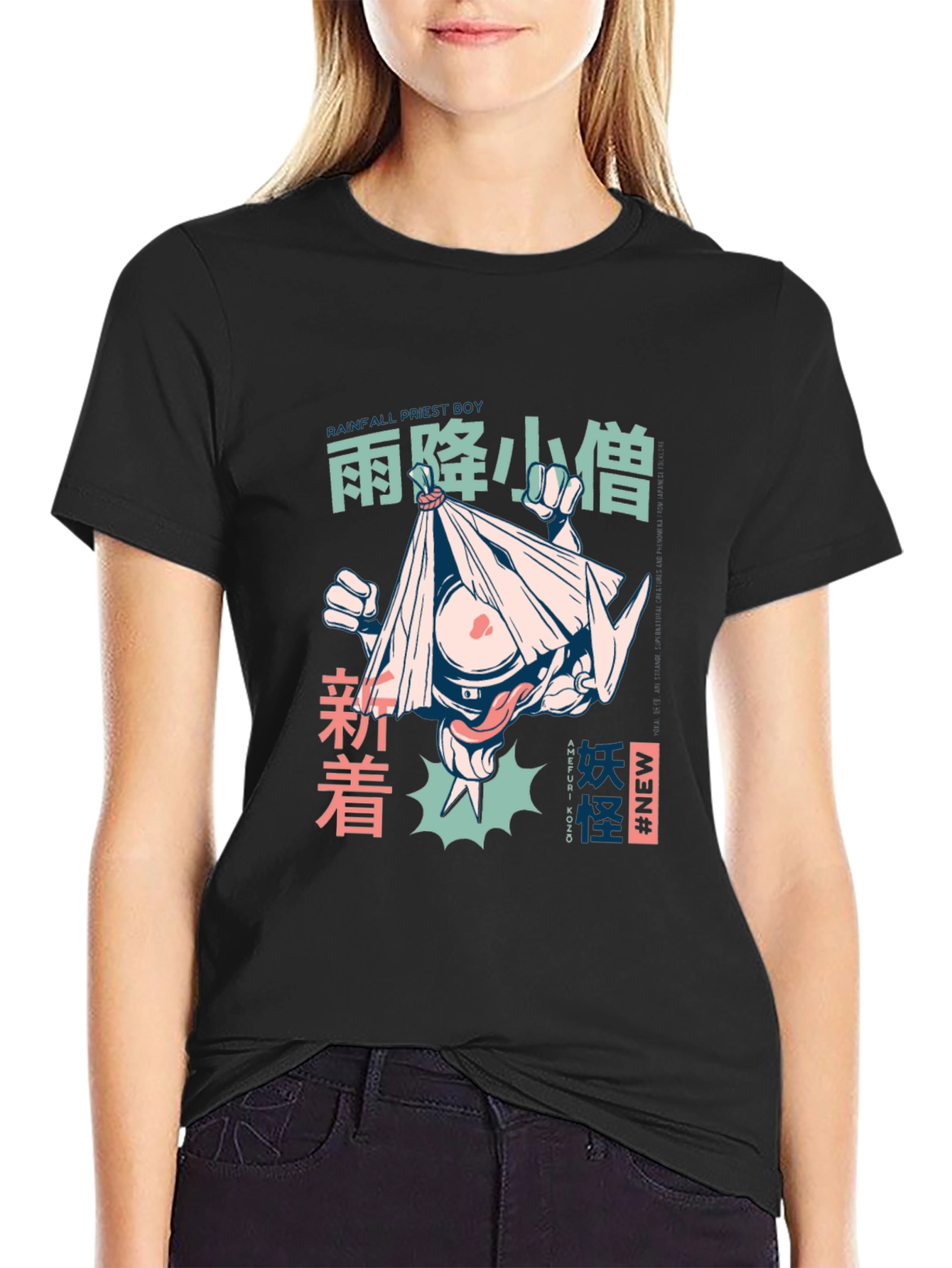Graphic Print T-Shirt: Anime Style