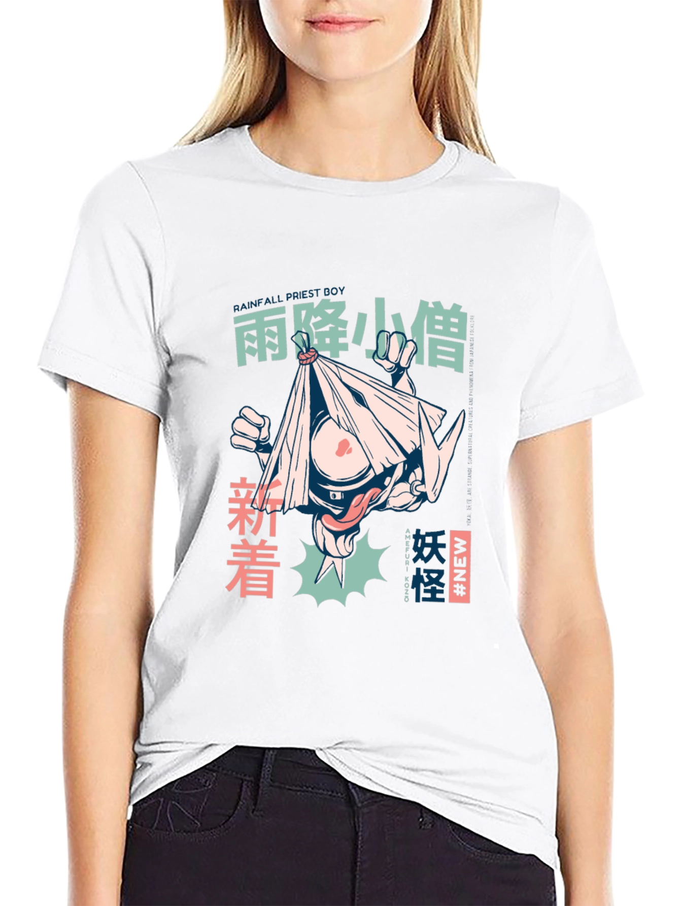 Graphic Print T-Shirt: Anime Style