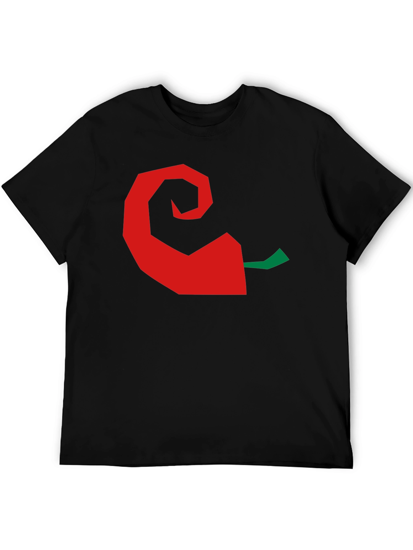 Chili Pepper Graphic Tee - Black