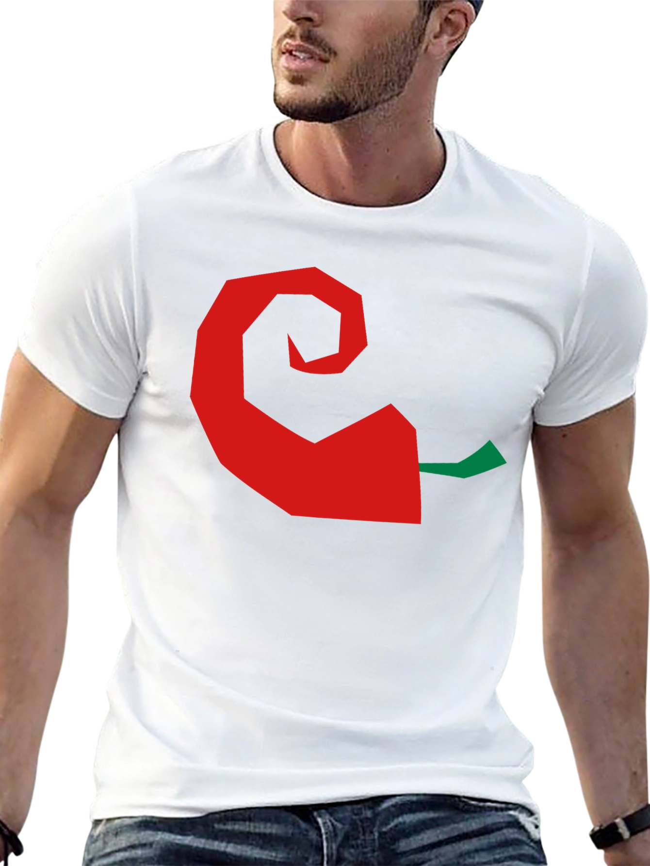 Chili Pepper Graphic Tee - Black