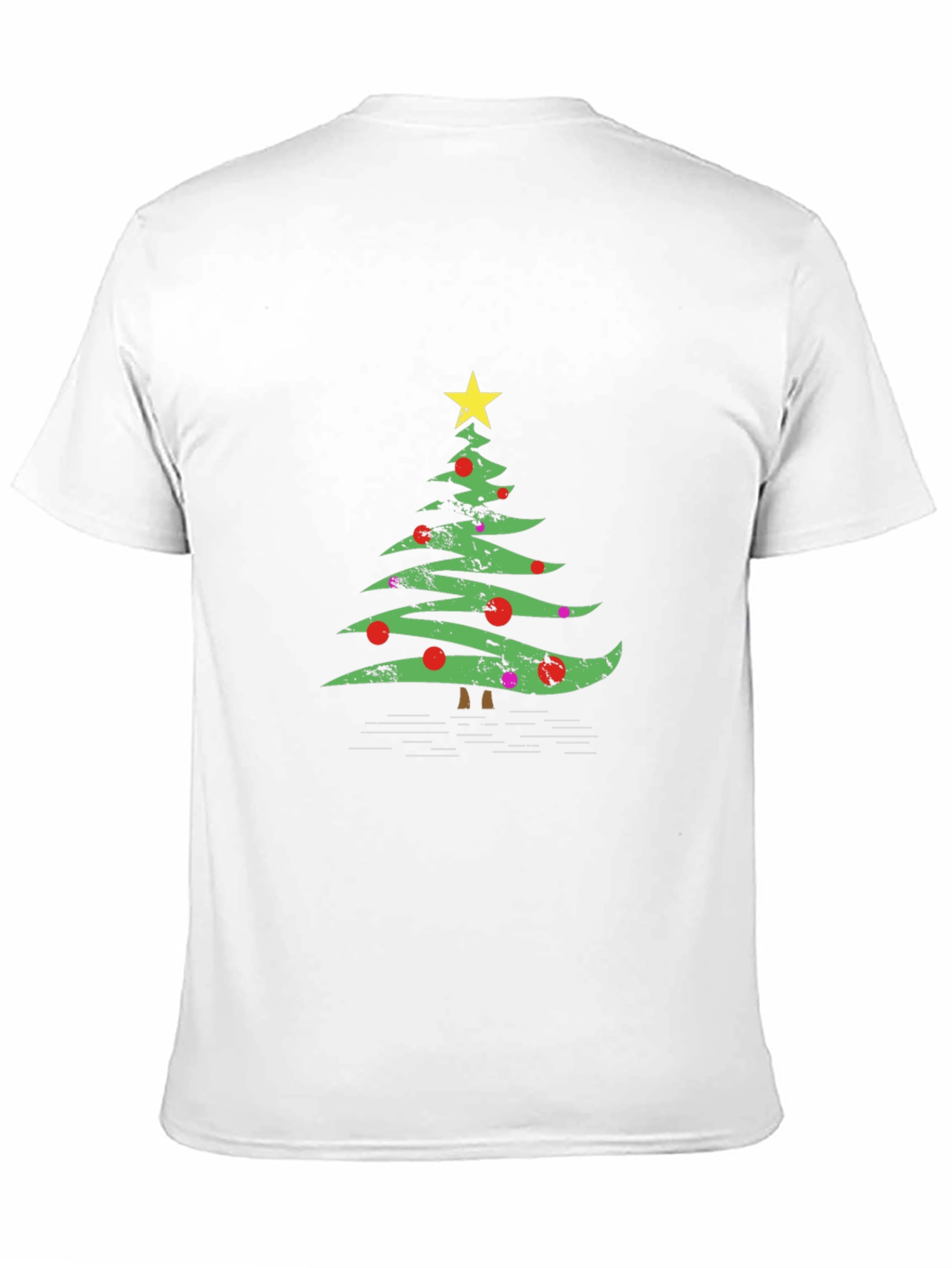 Christmas Tree Graphic Tee - Holiday Festive Style