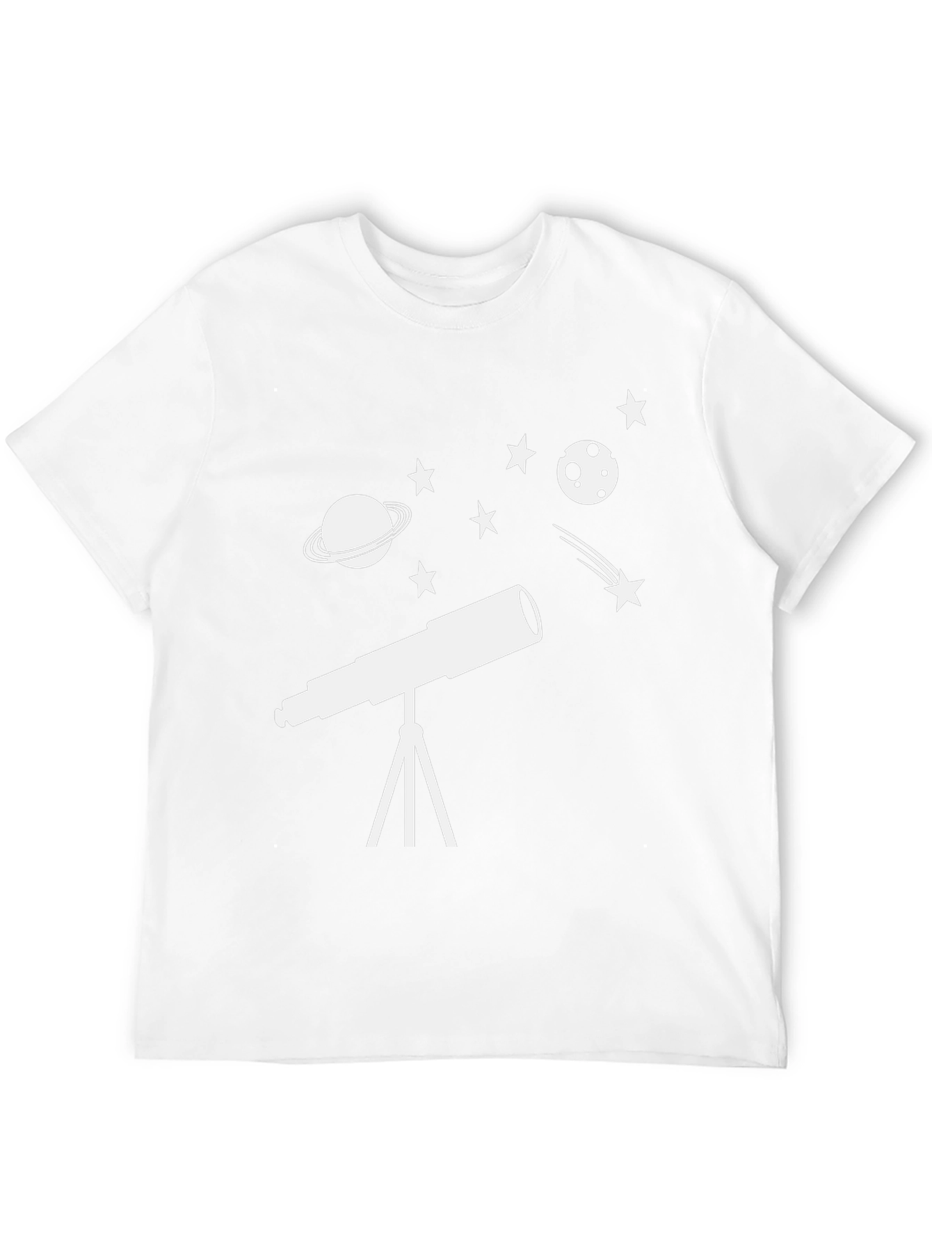 Astronomy Telescope T-Shirt - Space Design