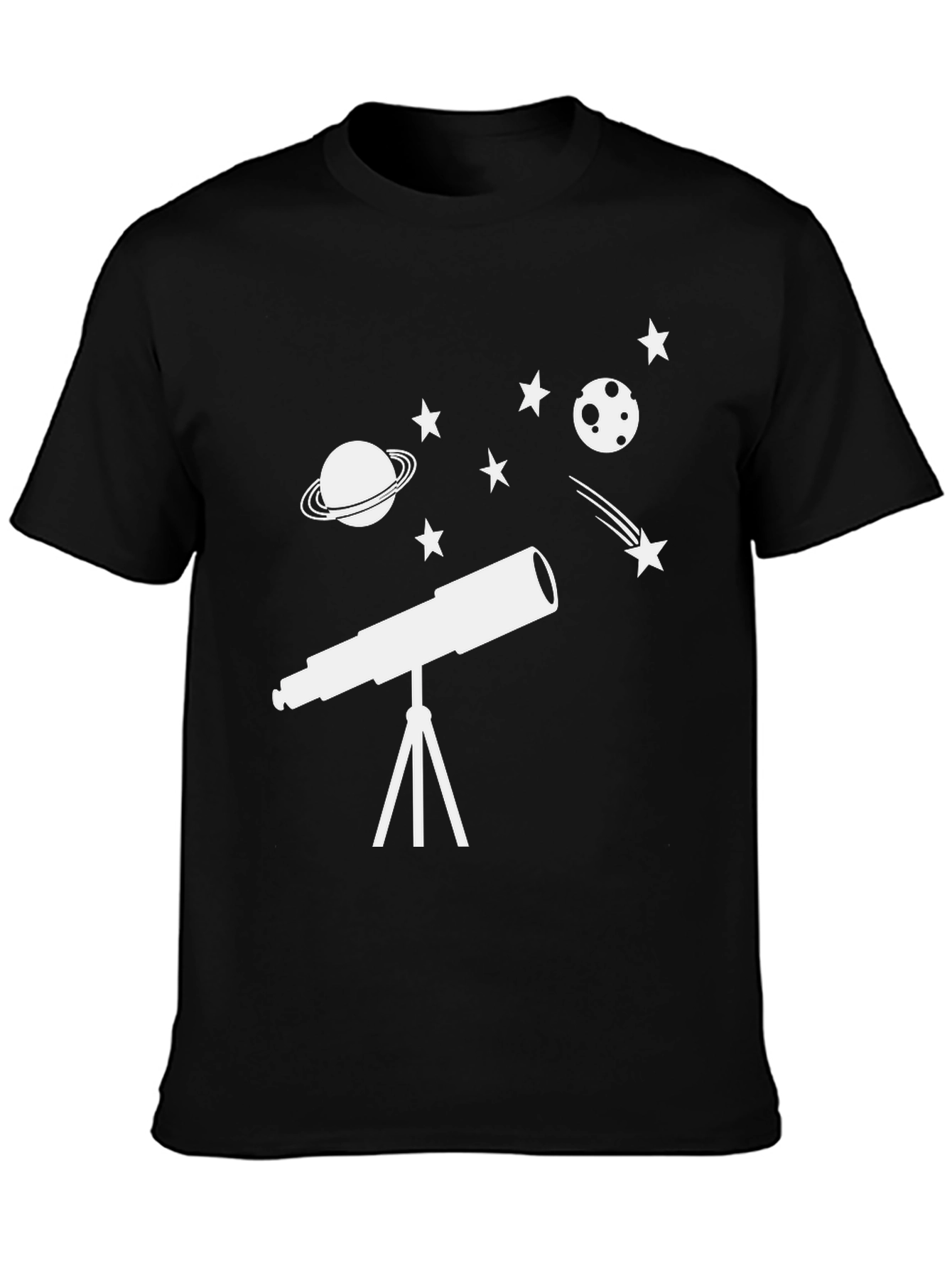 Astronomy Telescope T-Shirt - Space Design