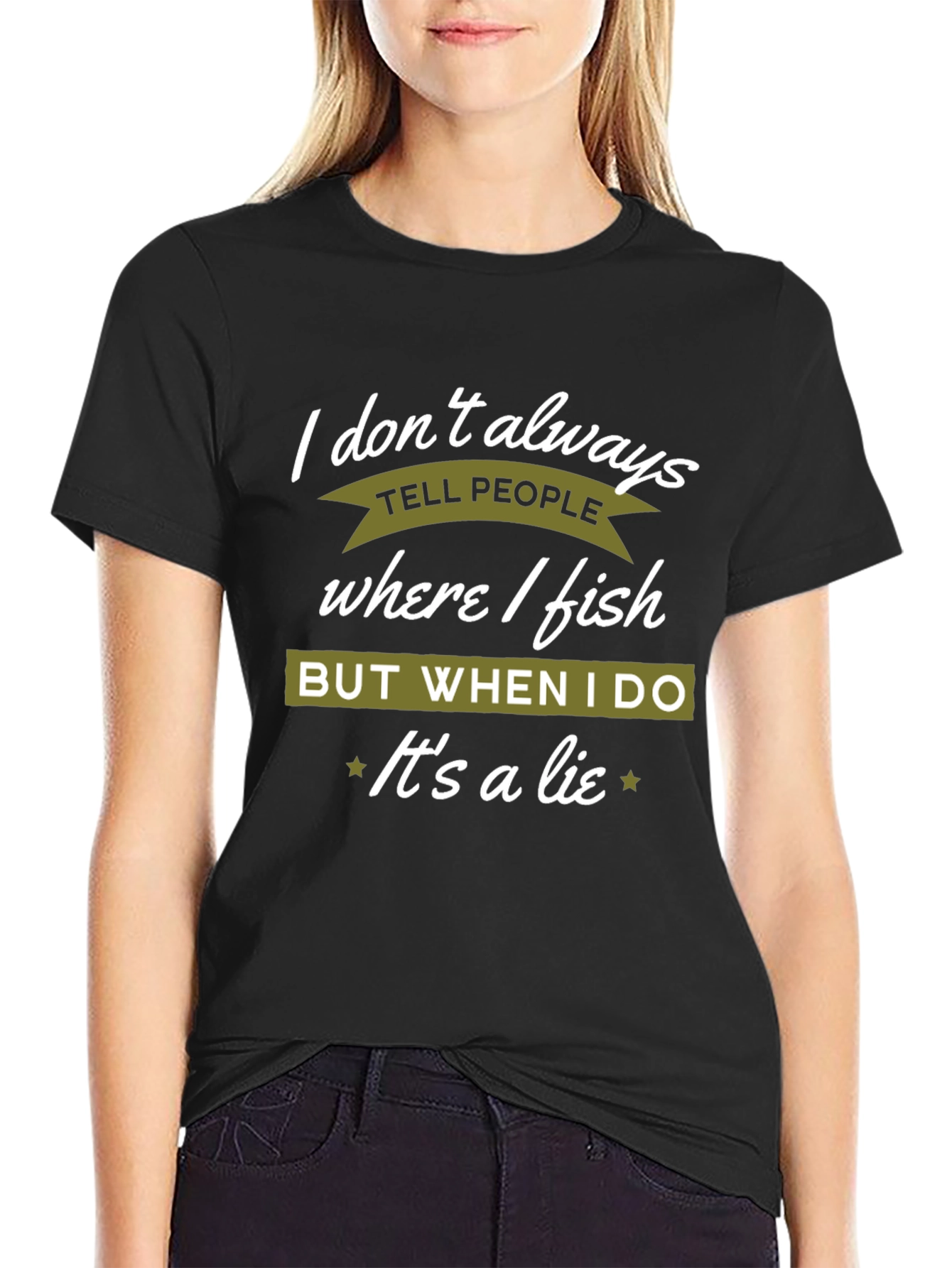 Funny Fishing T-Shirt - I Dont Always Tell People
