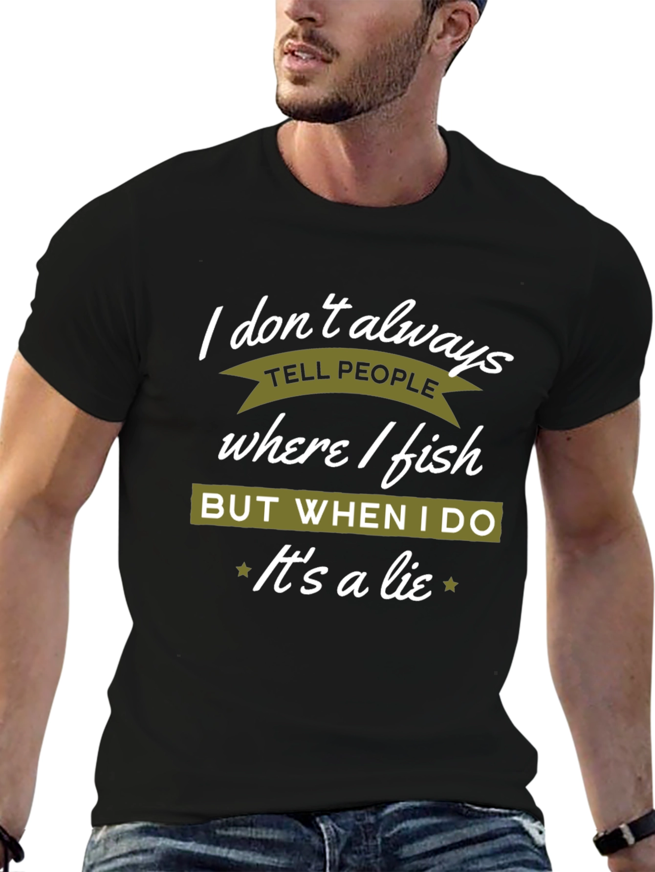 Funny Fishing T-Shirt - I Dont Always Tell People
