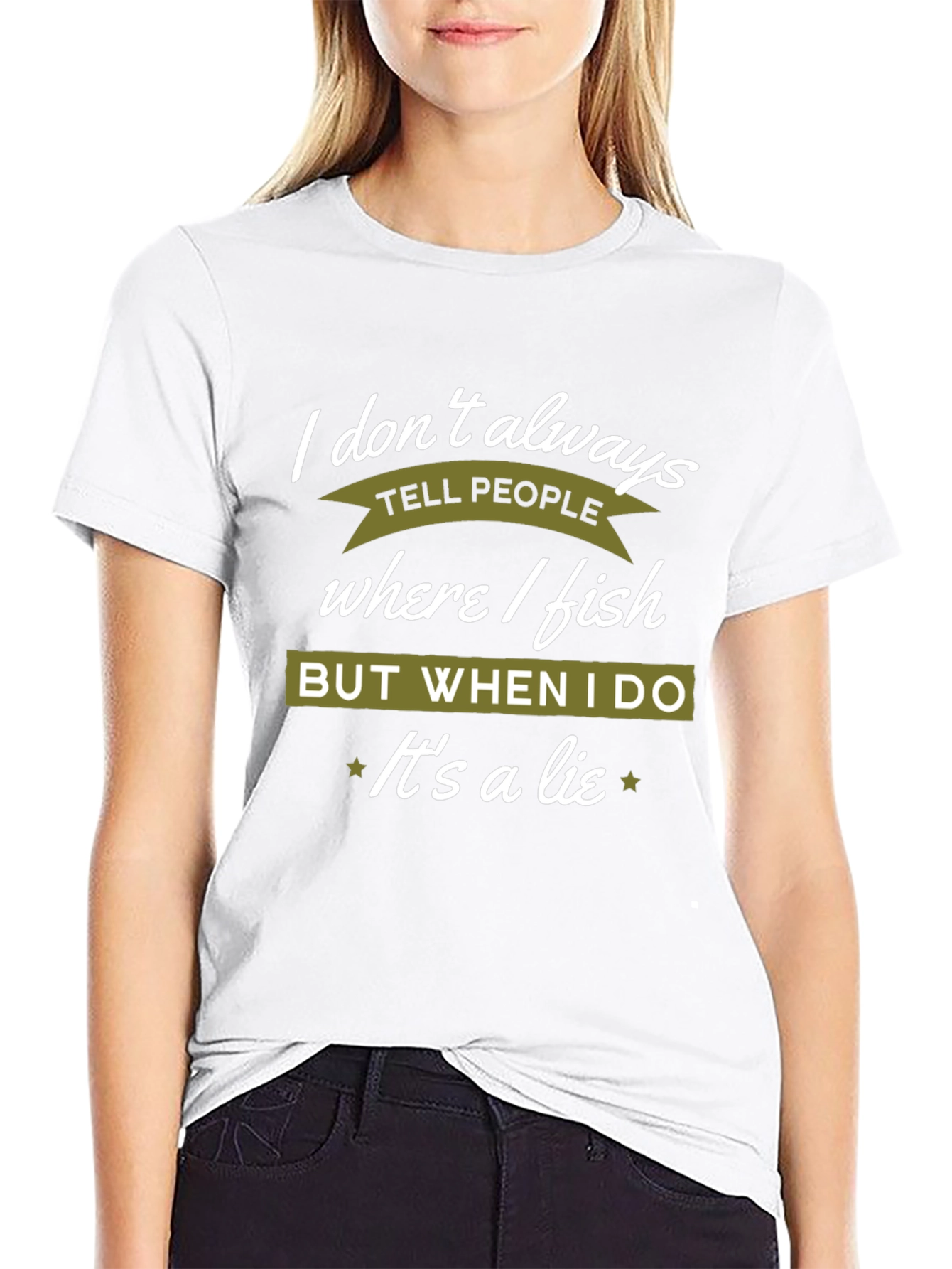 Funny Fishing T-Shirt - I Dont Always Tell People
