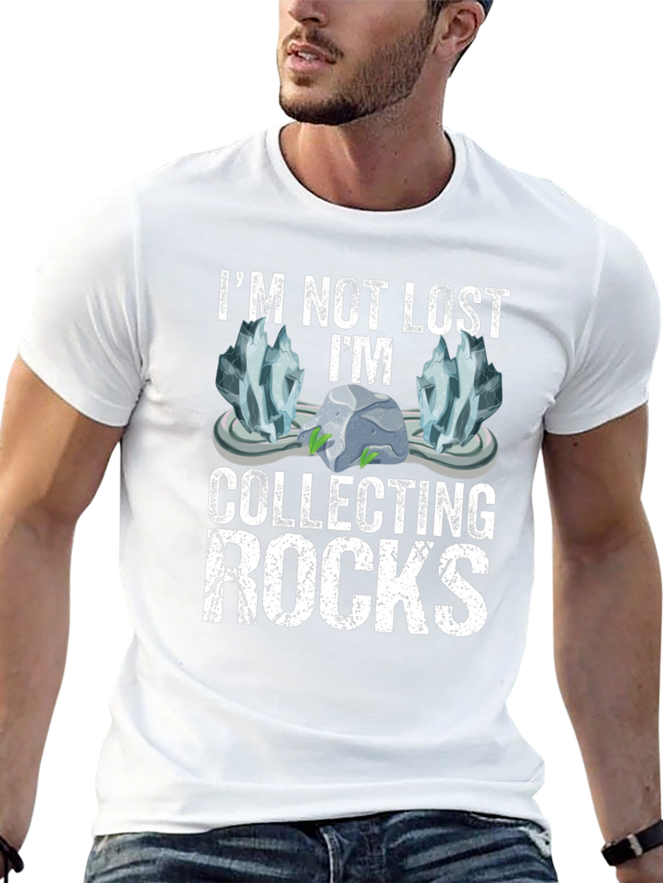 Im Not Lost Im Collecting Rocks T-Shirt