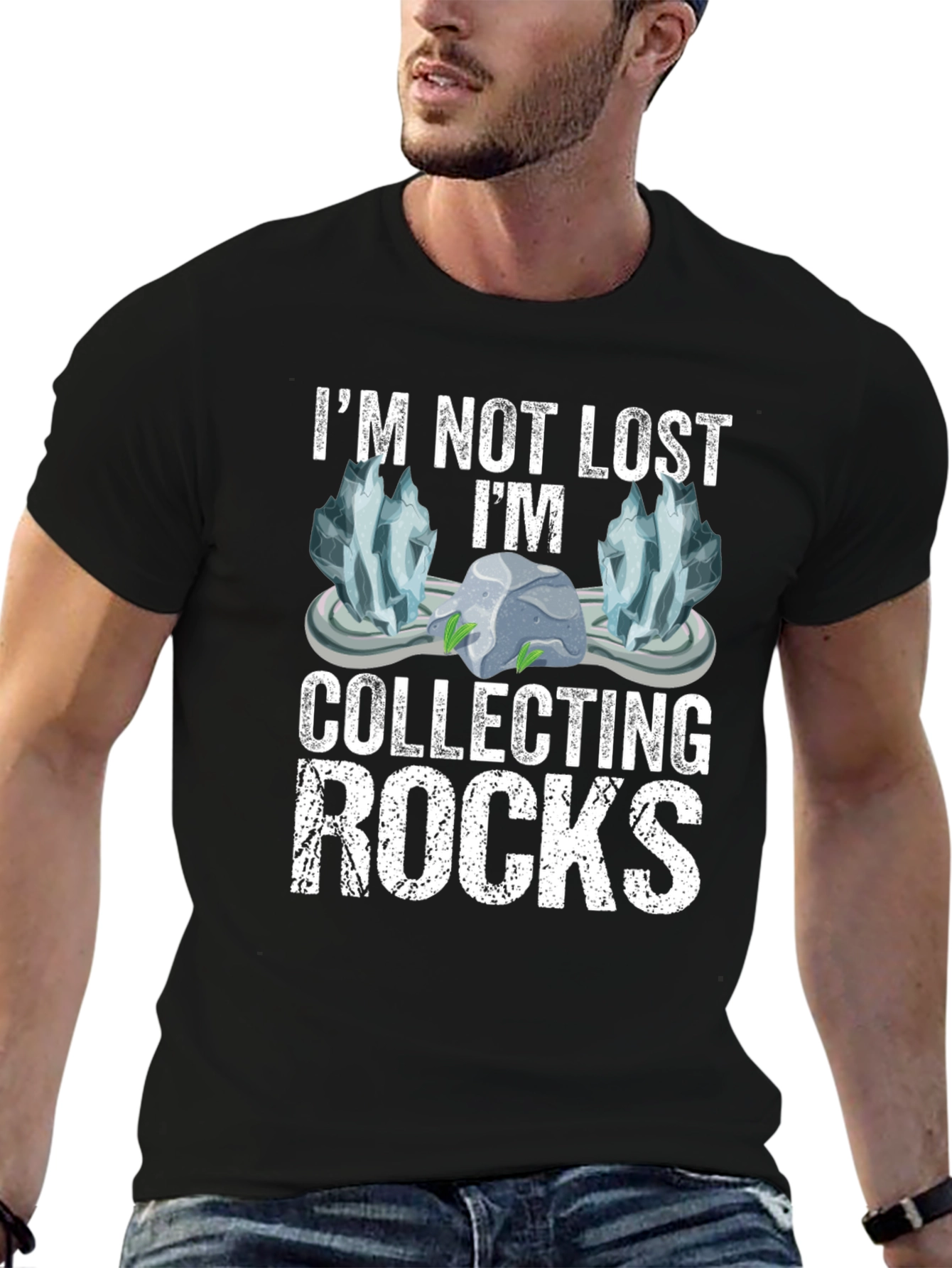 Im Not Lost Im Collecting Rocks T-Shirt