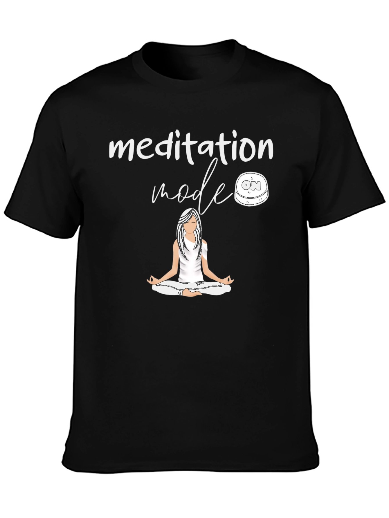 Meditation Mode Graphic Tee - Relax and Unwind