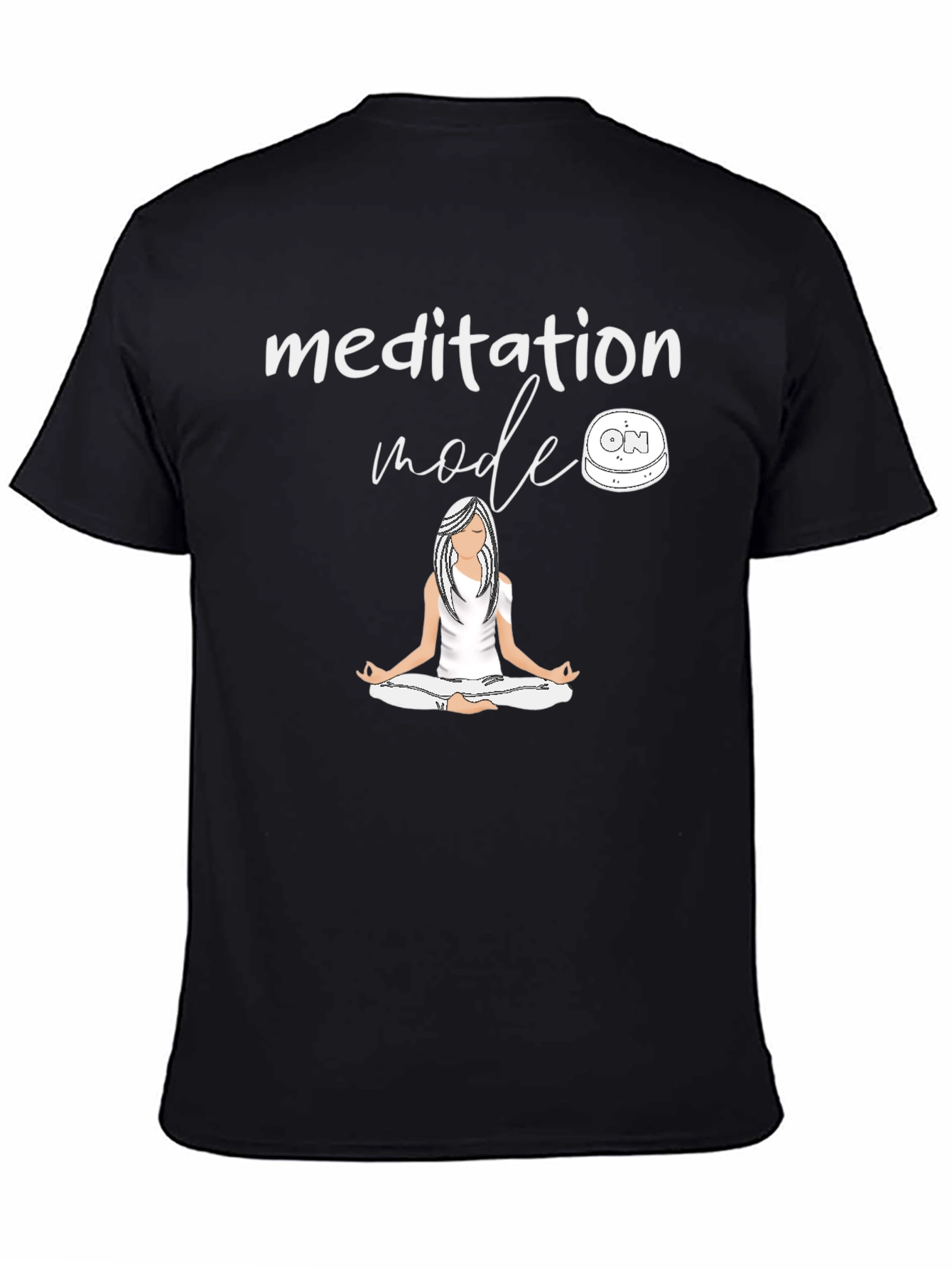 Meditation Mode Graphic Tee - Relax and Unwind