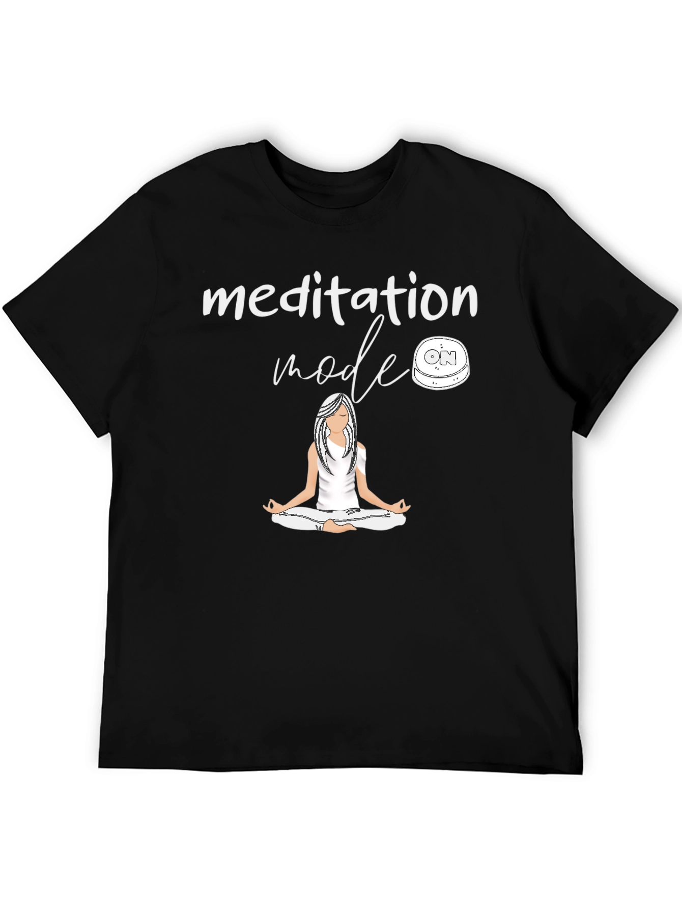 Meditation Mode Graphic Tee - Relax and Unwind