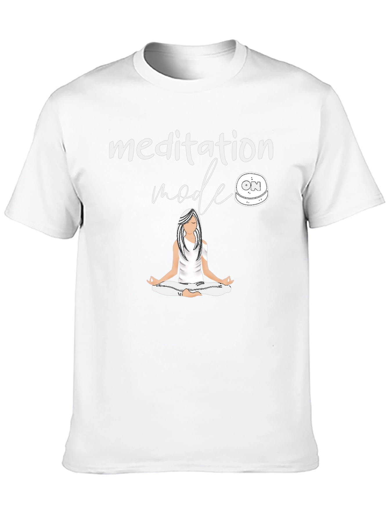 Meditation Mode Graphic Tee - Relax and Unwind