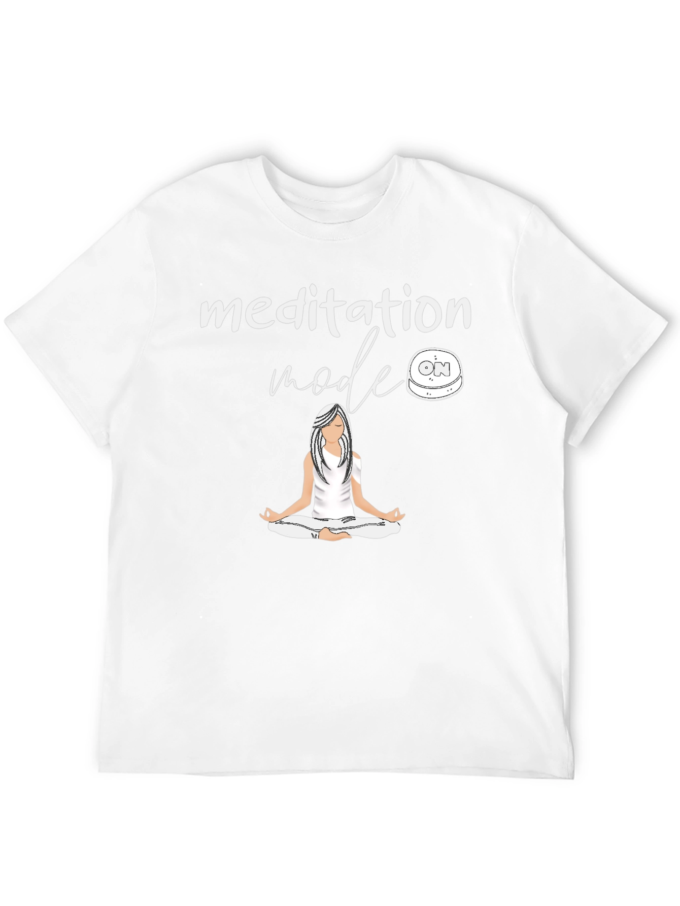 Meditation Mode Graphic Tee - Relax and Unwind