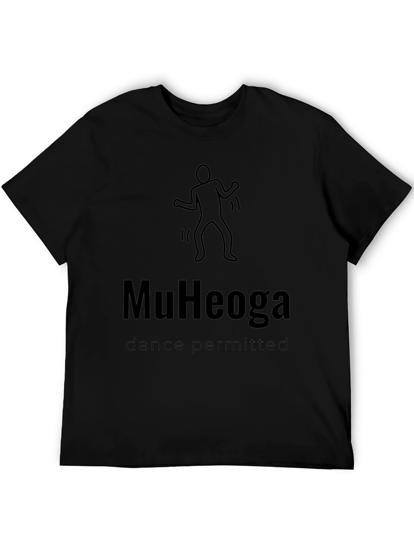MuHeoga Dance Permitted Black T-Shirt