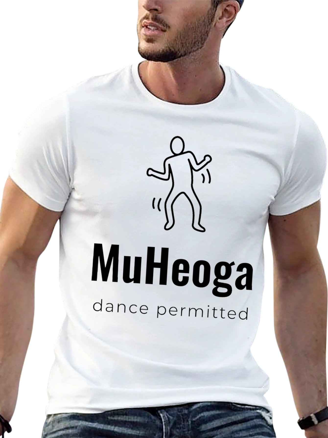MuHeoga Dance Permitted Black T-Shirt