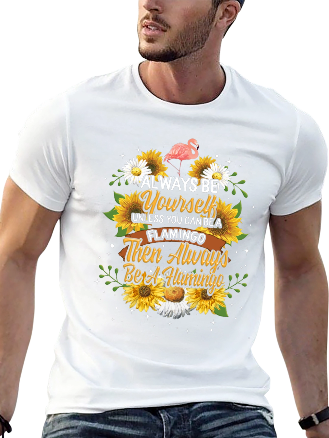 Always Be Yourself Flamingo Graphic Tee