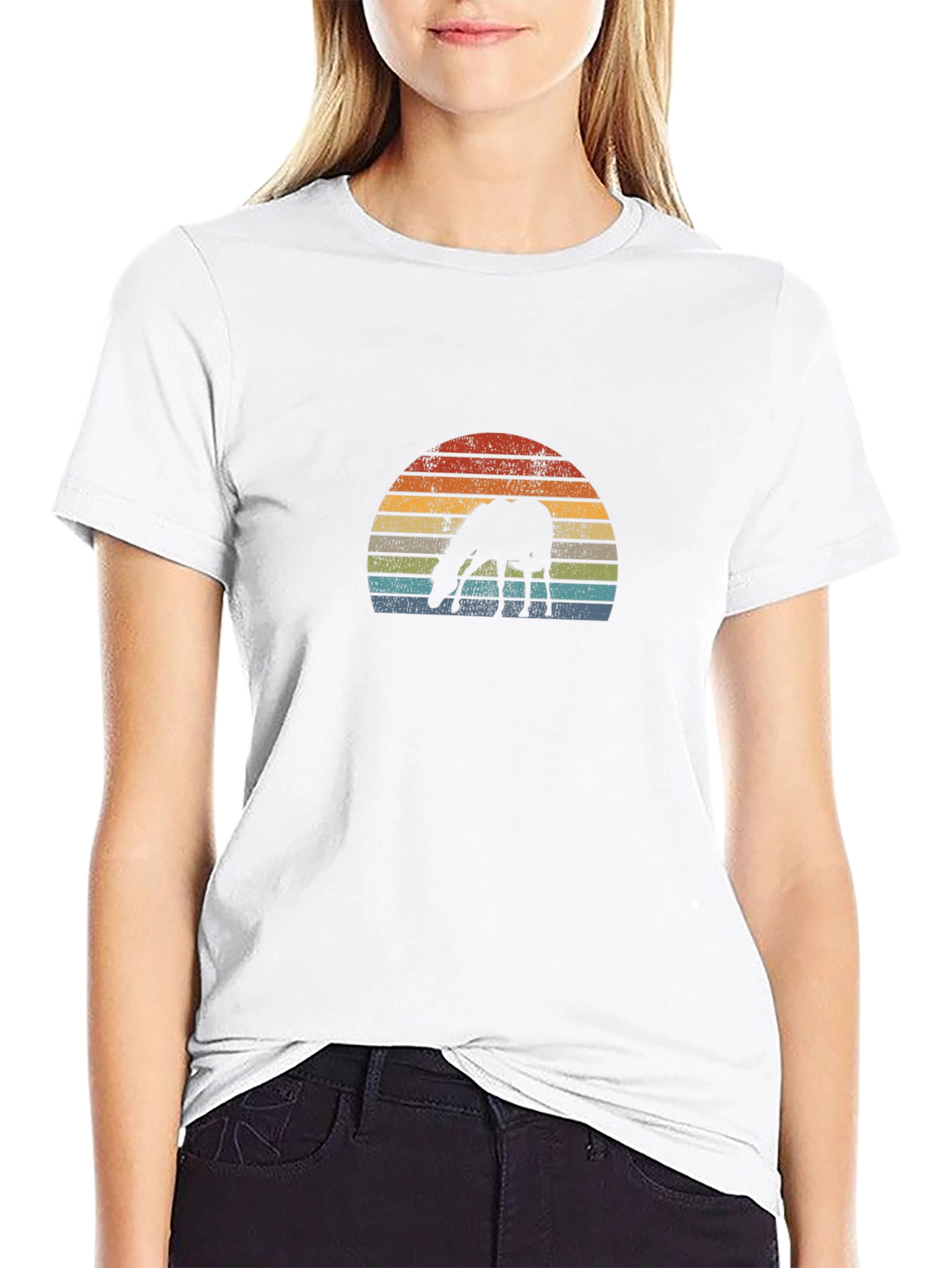 Retro Sunset Horse T-Shirt