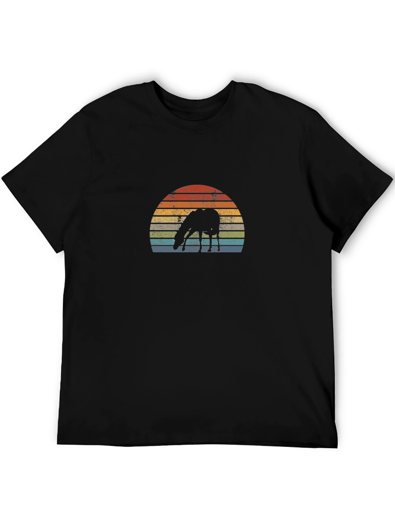 Retro Sunset Horse T-Shirt