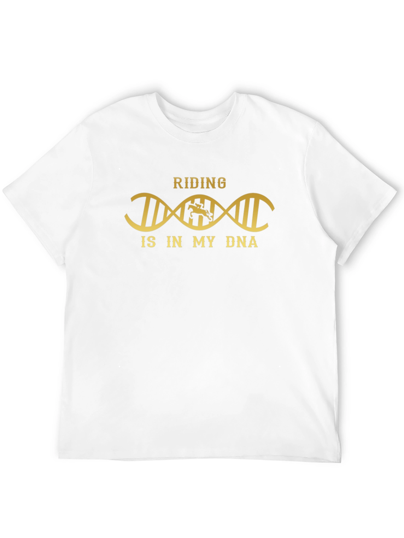 Riding is in My DNA Black Graphic Tee