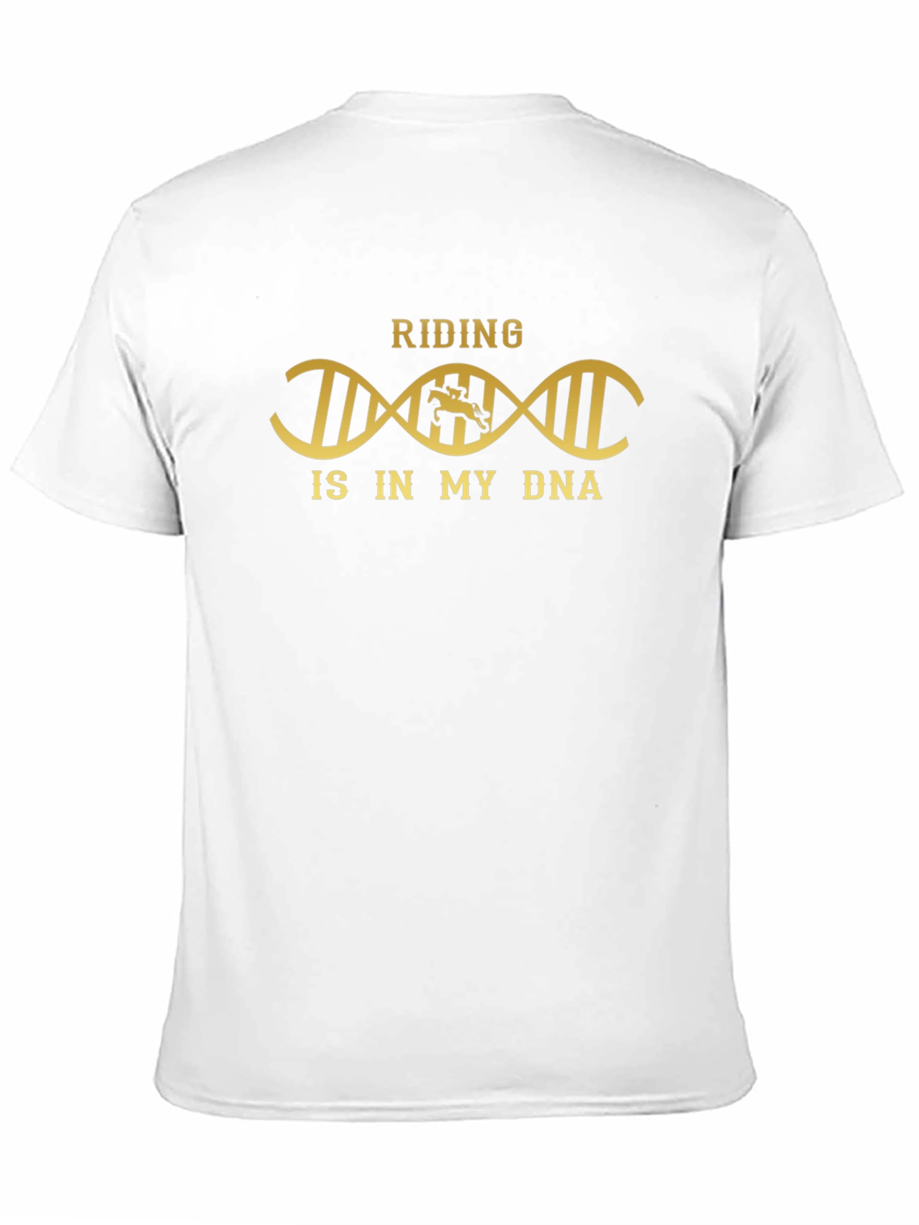 Riding is in My DNA Black Graphic Tee