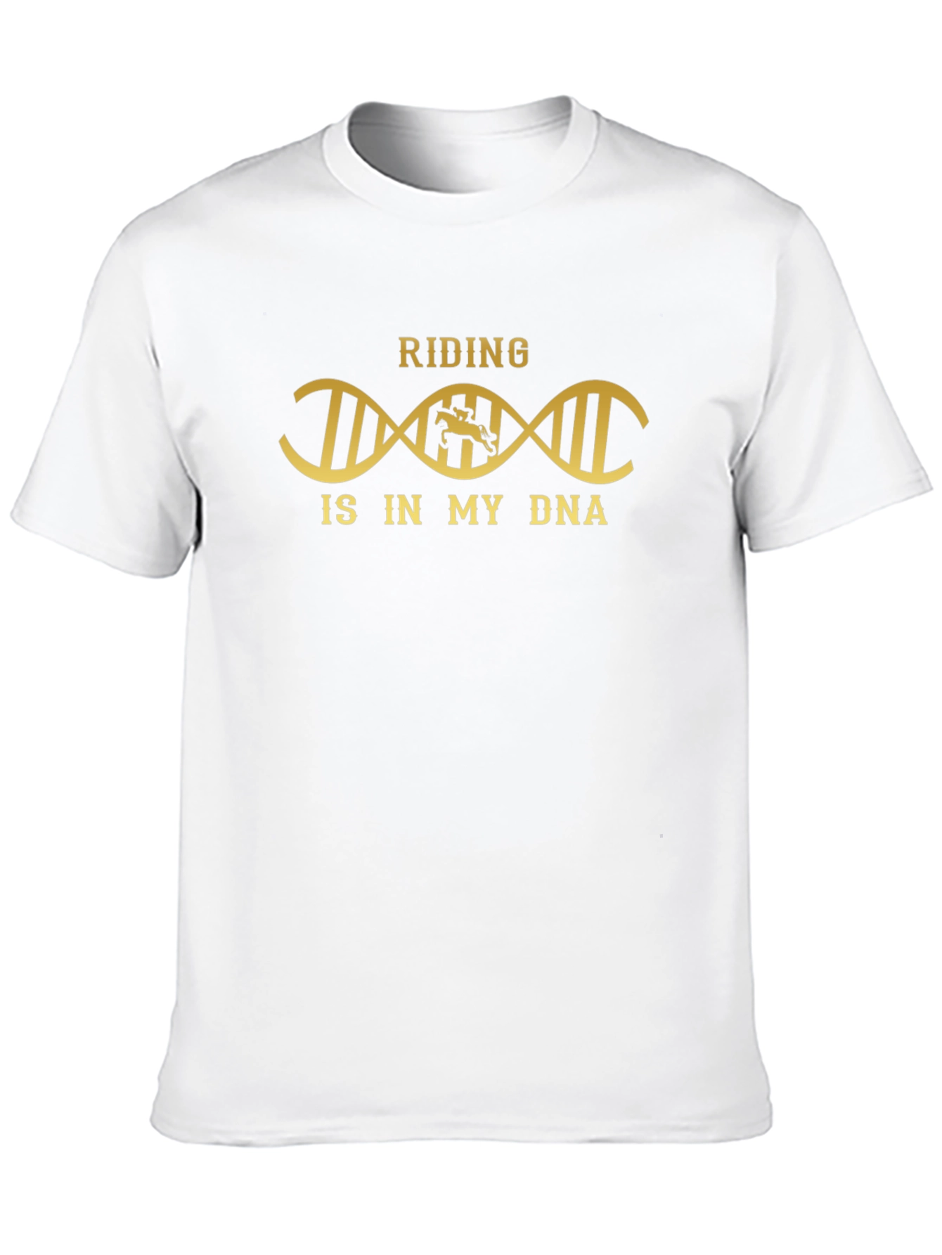 Riding is in My DNA Black Graphic Tee