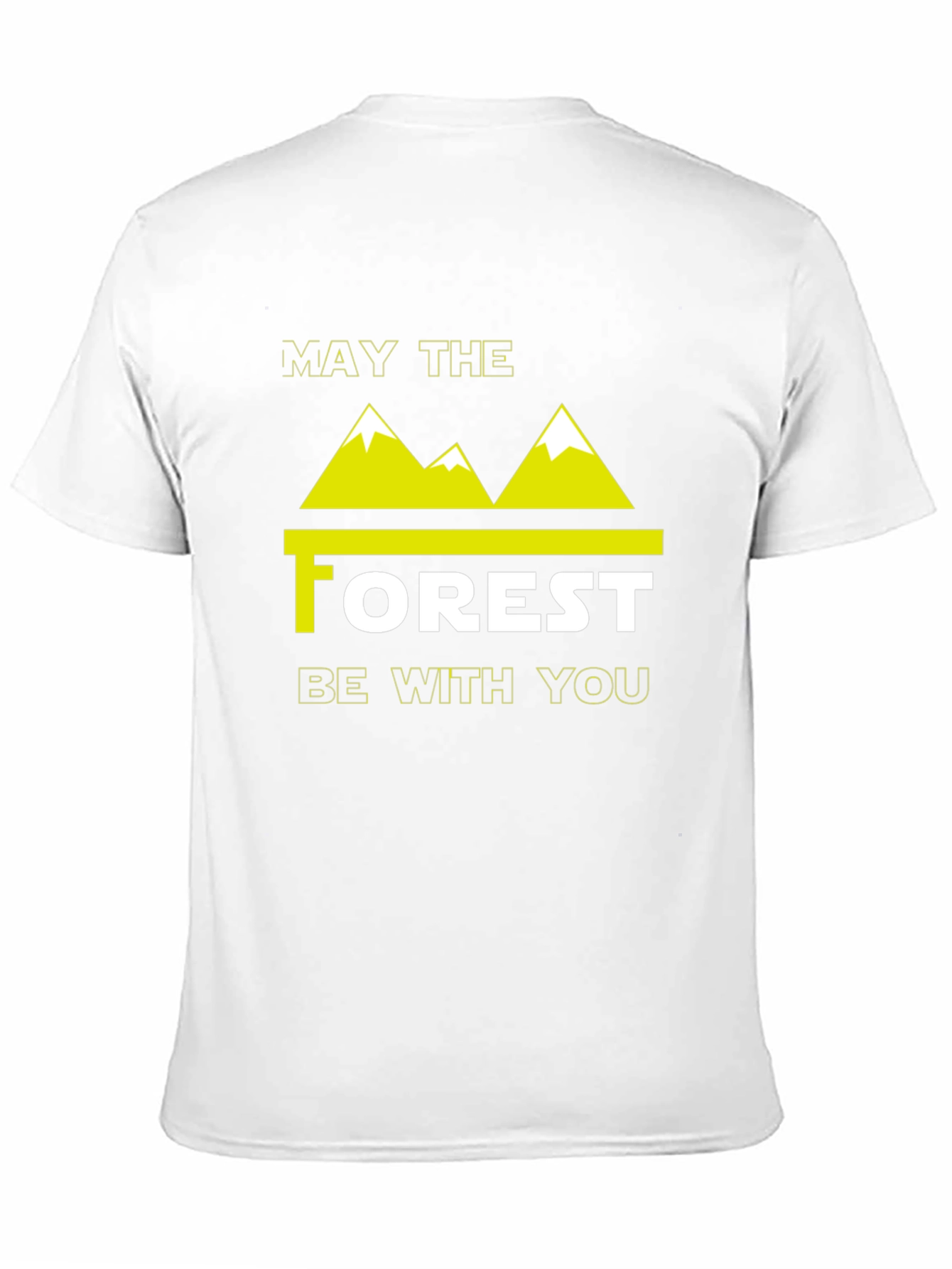 May The Forest Be With You Black T-Shirt