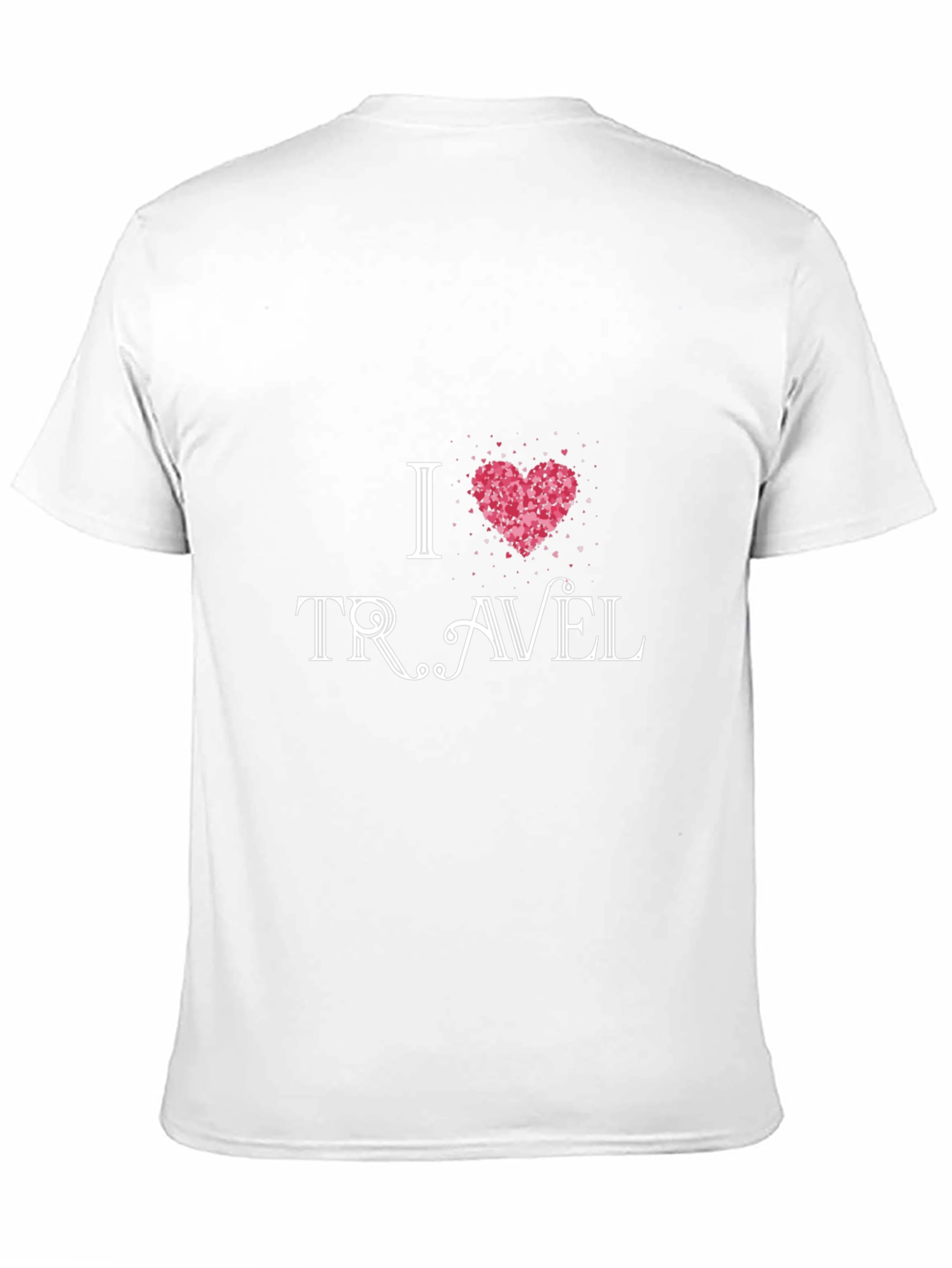 I Heart Travel Black Graphic Tee