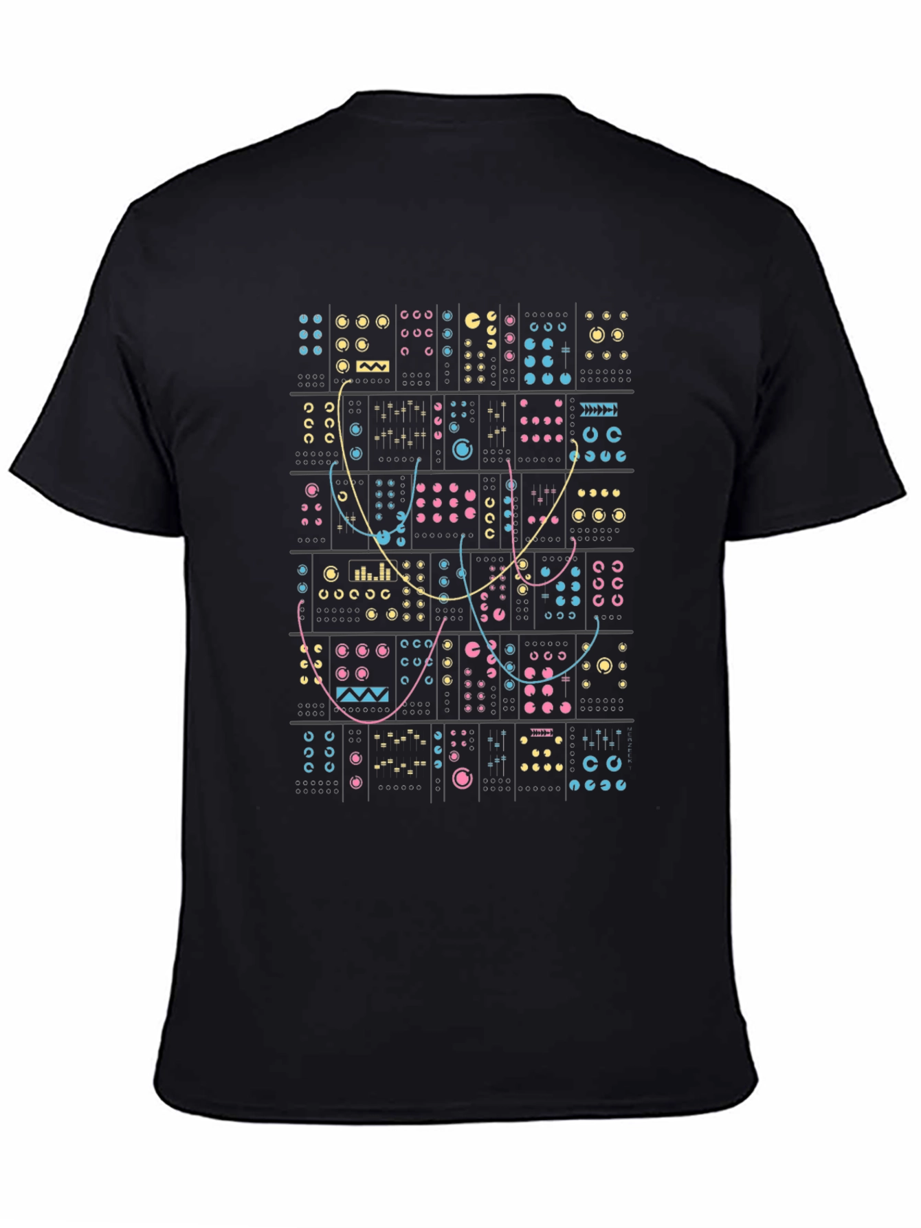Synthesizer Circuit Board Graphic Tee - Black