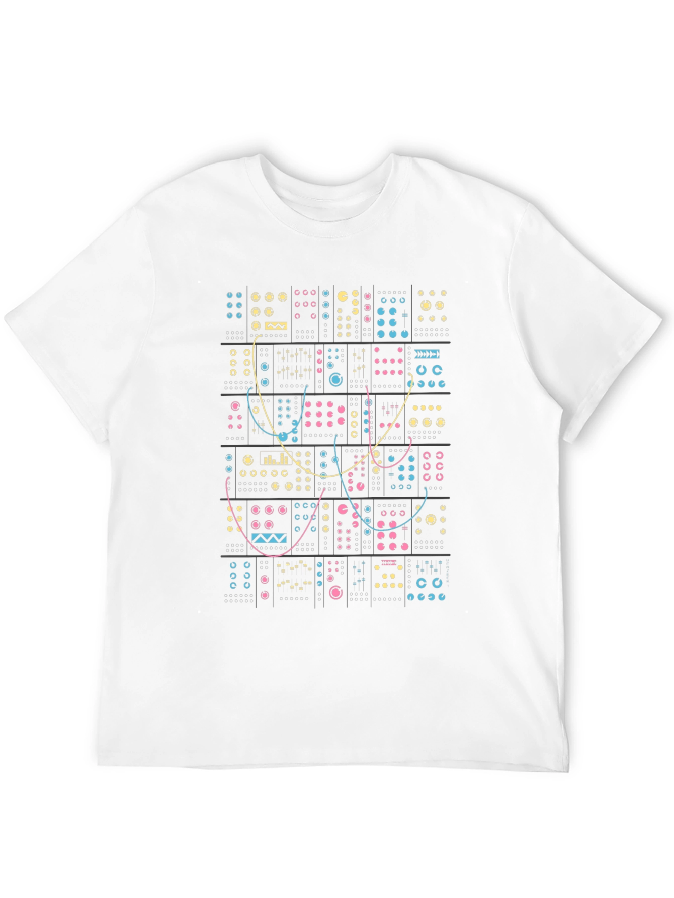 Synthesizer Circuit Board Graphic Tee - Black