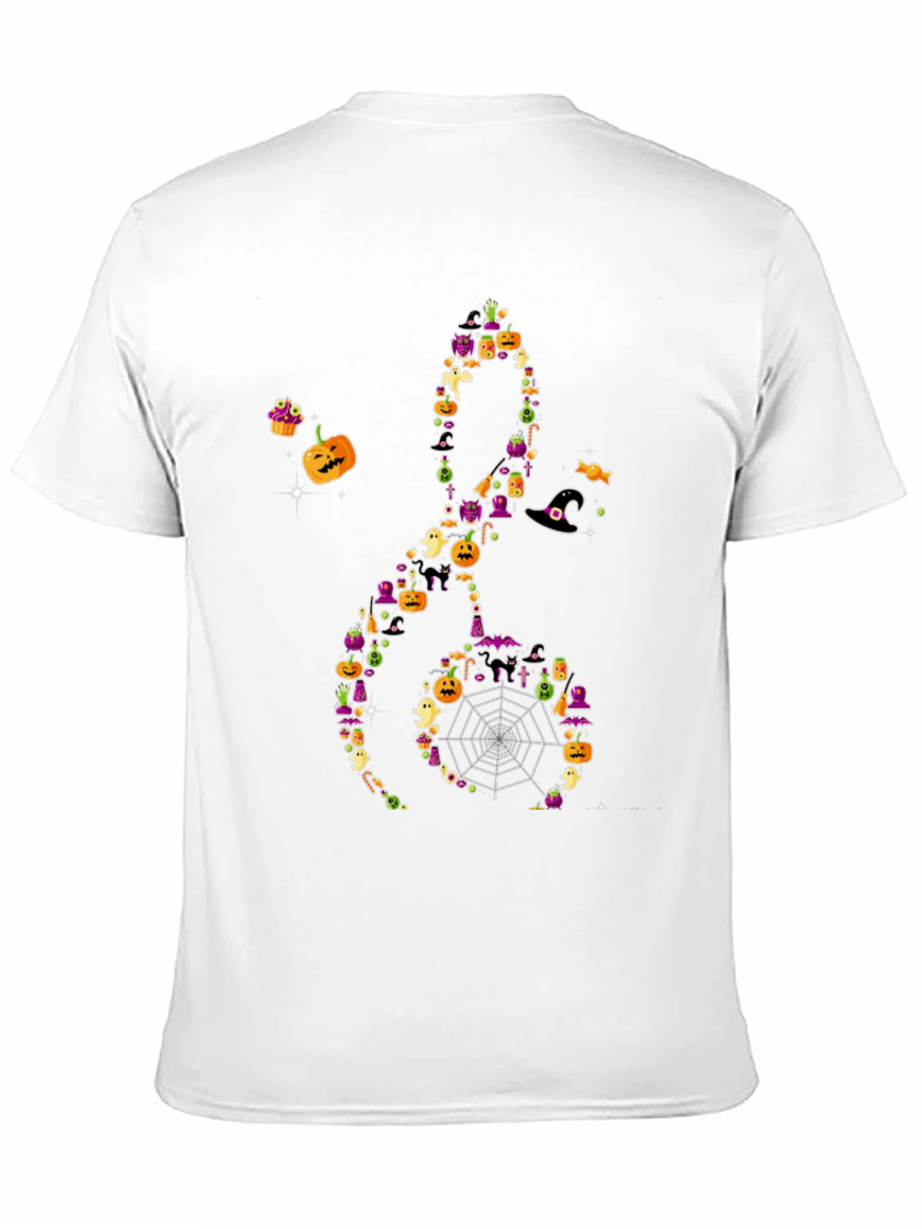 Halloween Music Treble Clef T-Shirt