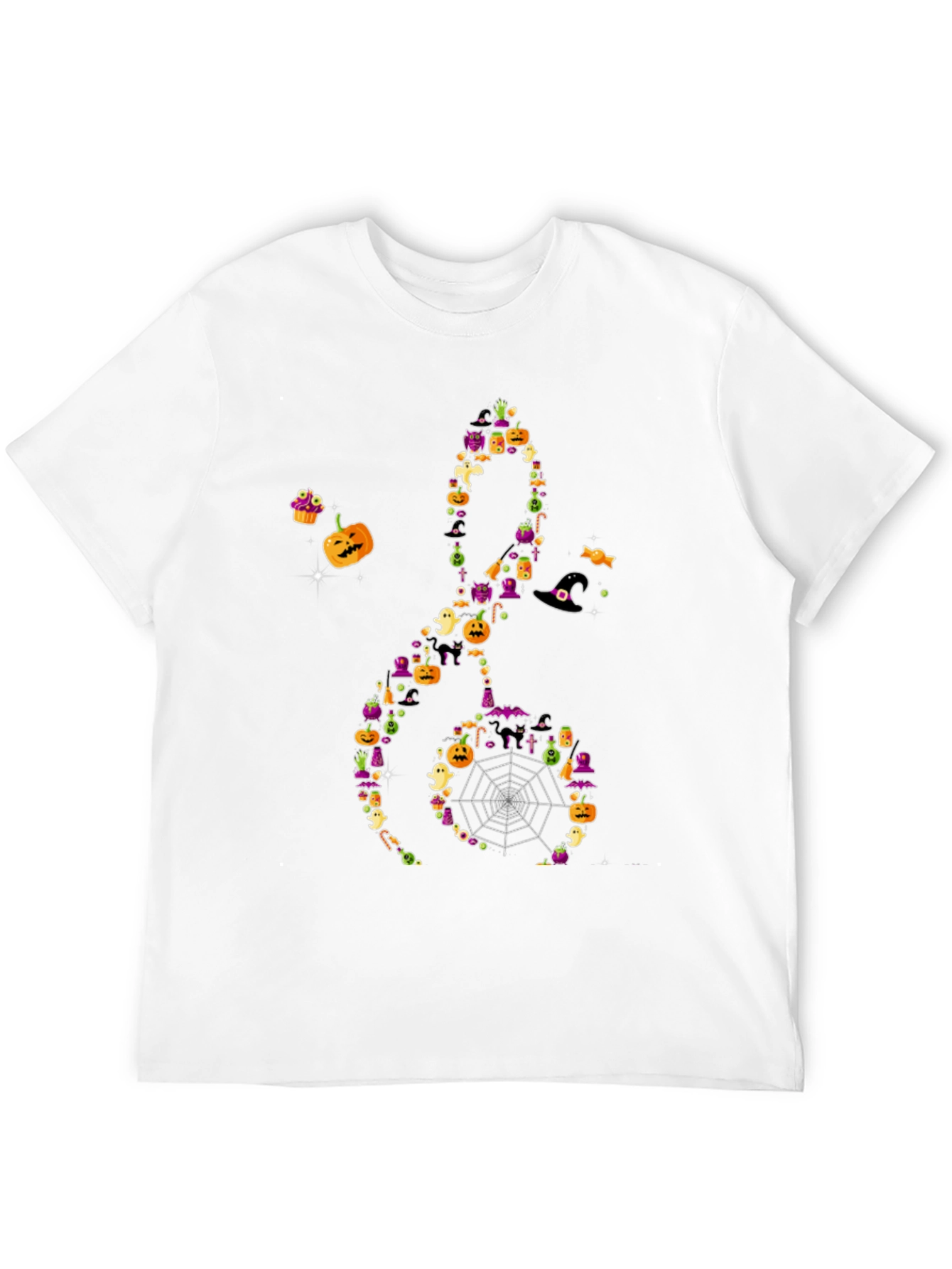 Halloween Music Treble Clef T-Shirt