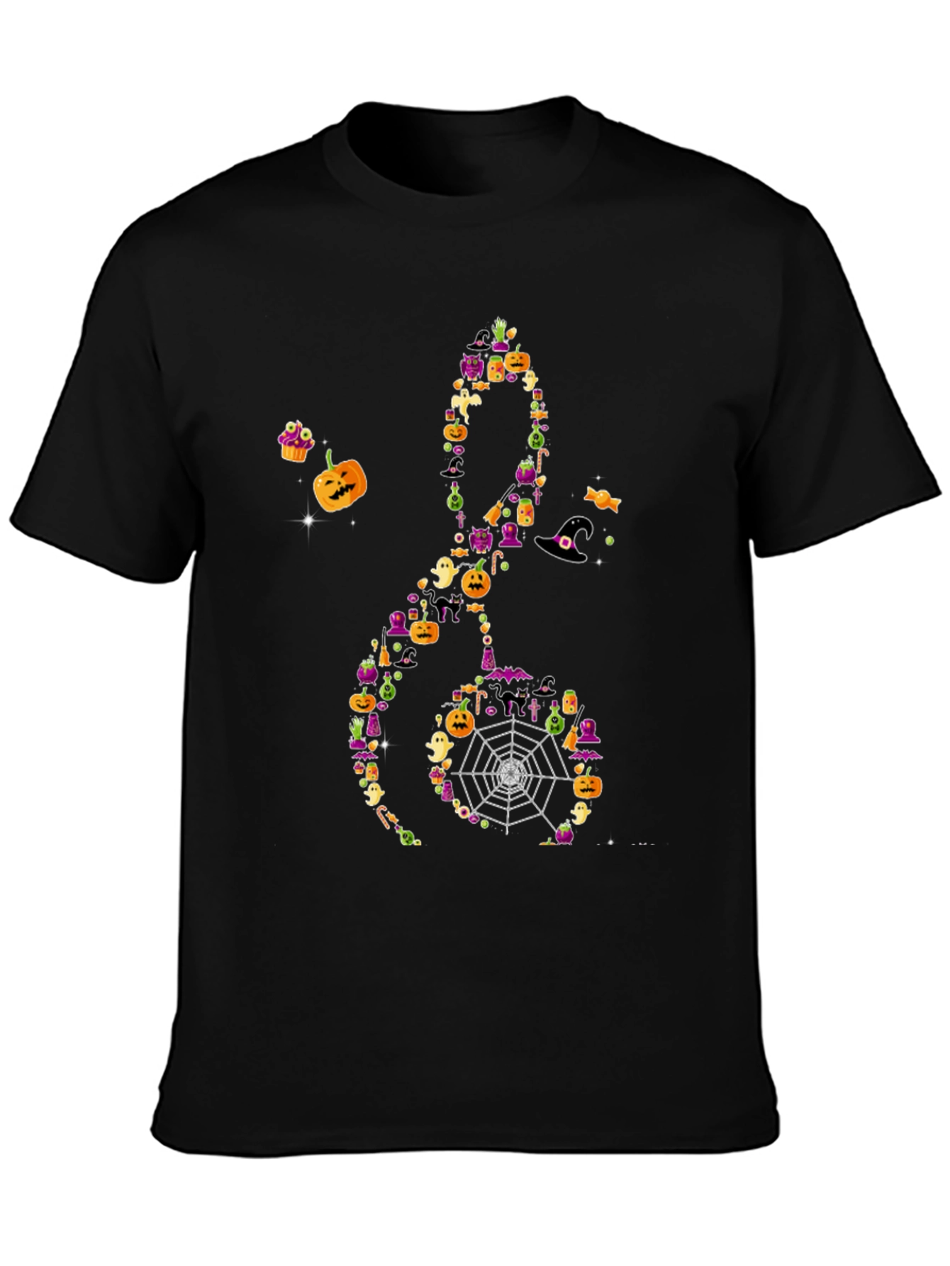 Halloween Music Treble Clef T-Shirt