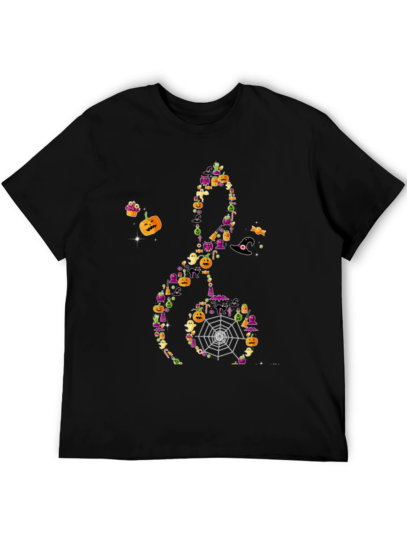 Halloween Music Treble Clef T-Shirt