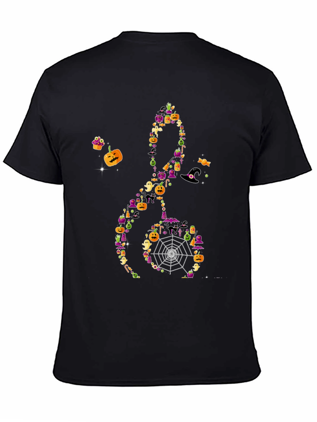Halloween Music Treble Clef T-Shirt