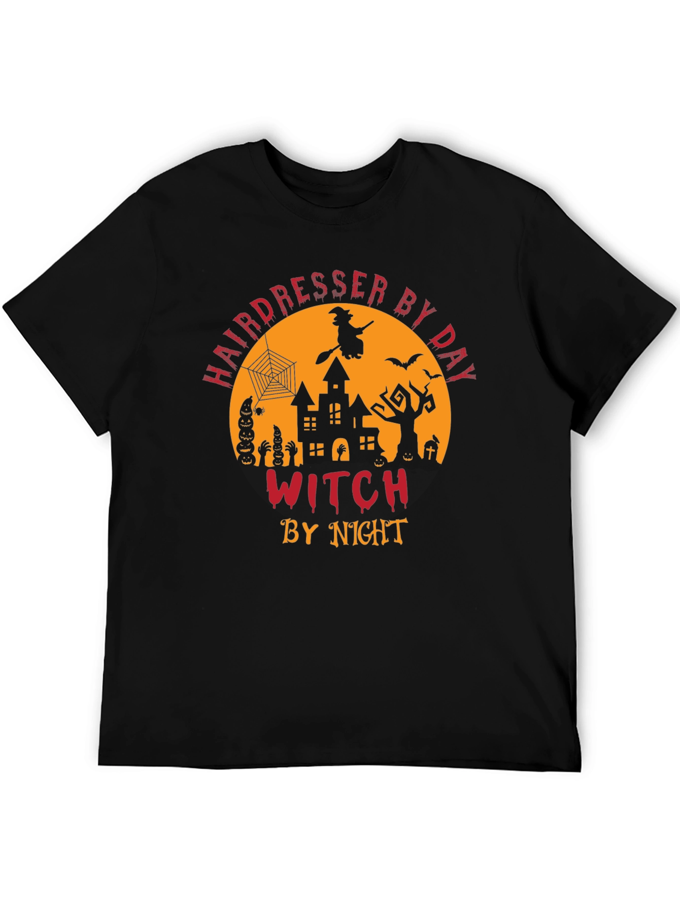 Hairdresser Witch Halloween T-Shirt