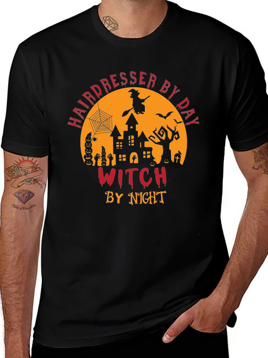 Hairdresser Witch Halloween T-Shirt