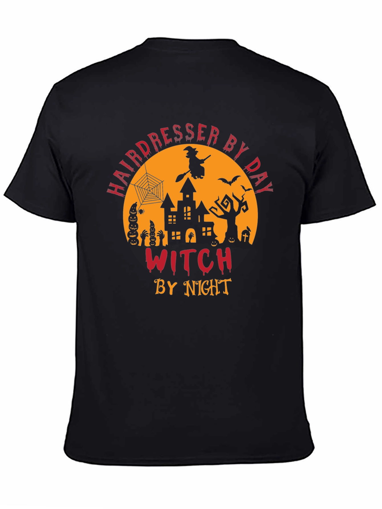 Hairdresser Witch Halloween T-Shirt