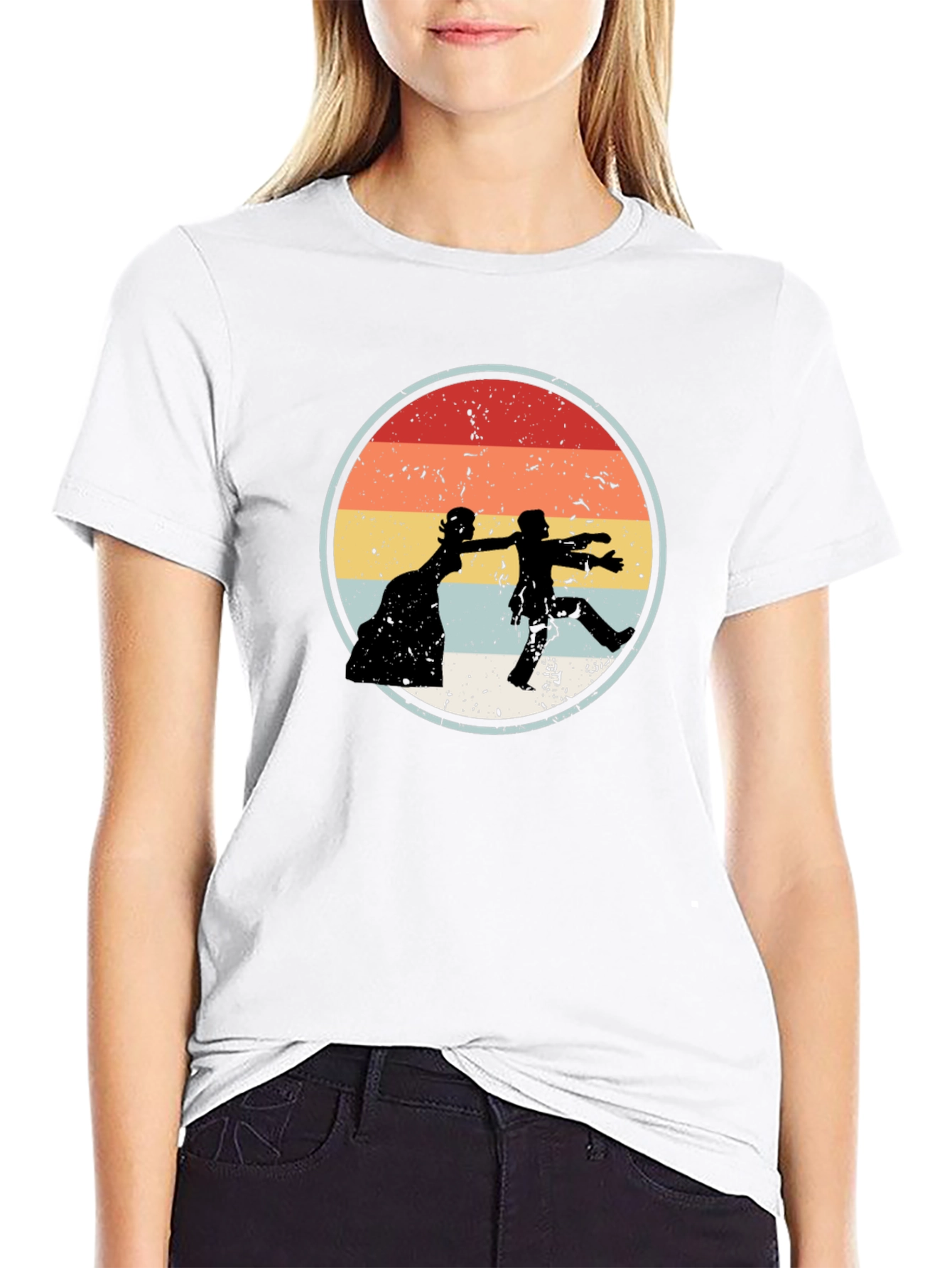 Retro Bride Groom T-Shirt