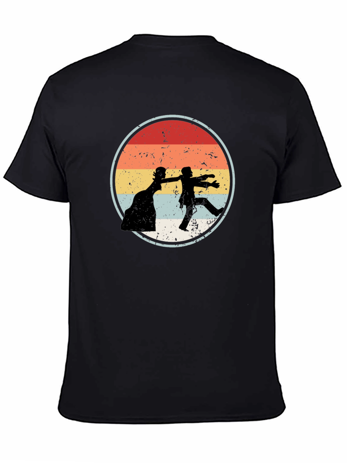 Retro Bride Groom T-Shirt