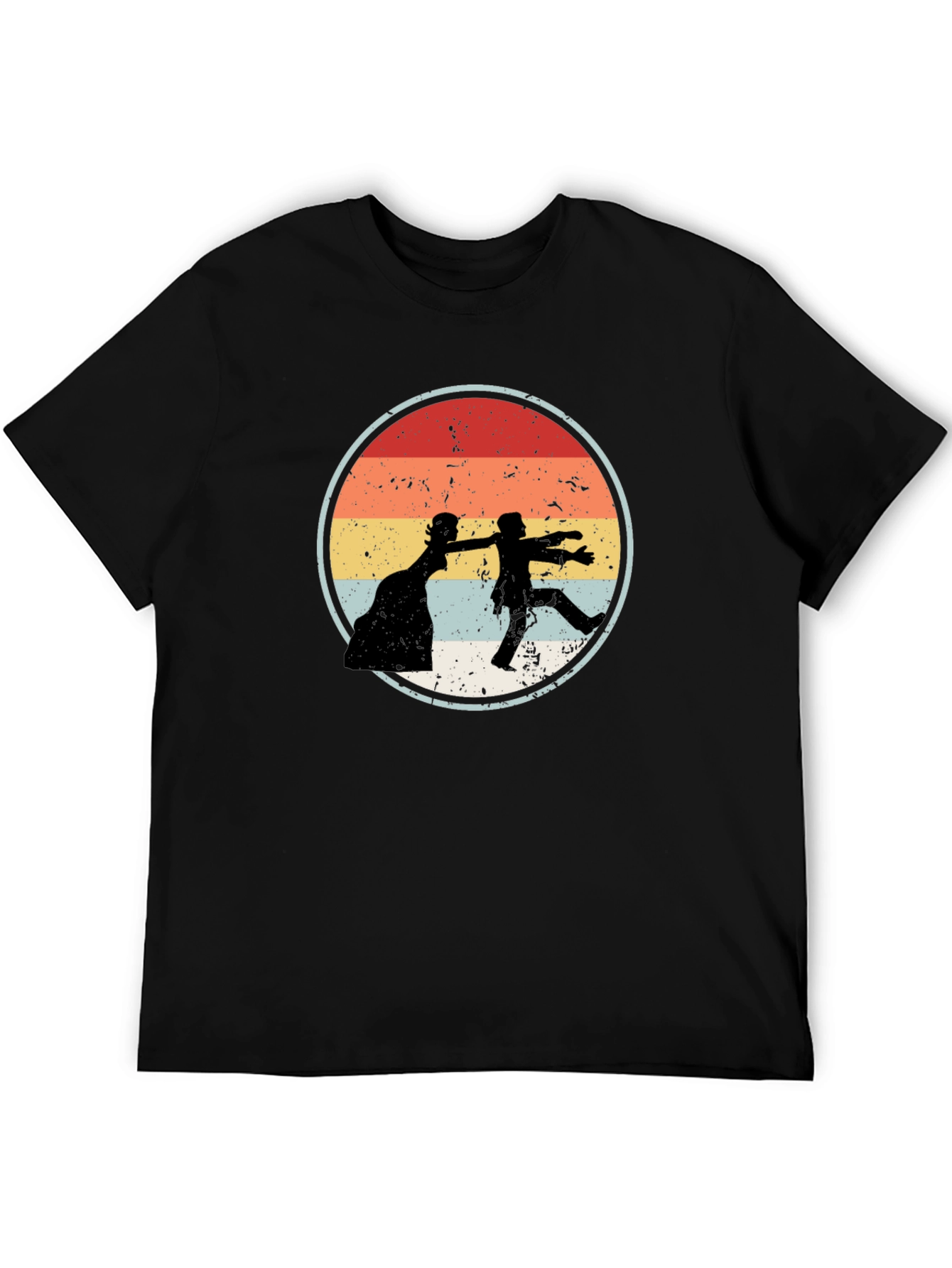 Retro Bride Groom T-Shirt