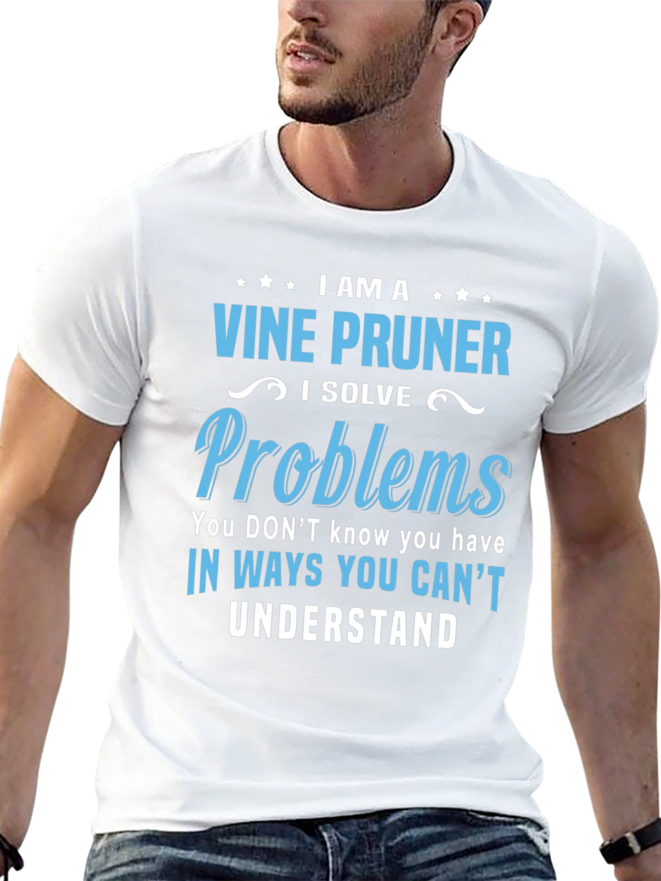 Vine Pruner T-Shirt: Problem Solver Design