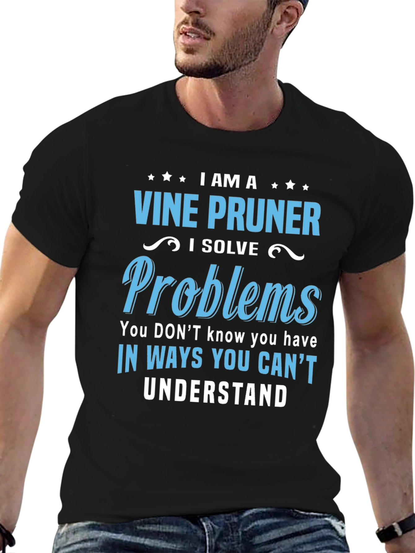Vine Pruner T-Shirt: Problem Solver Design