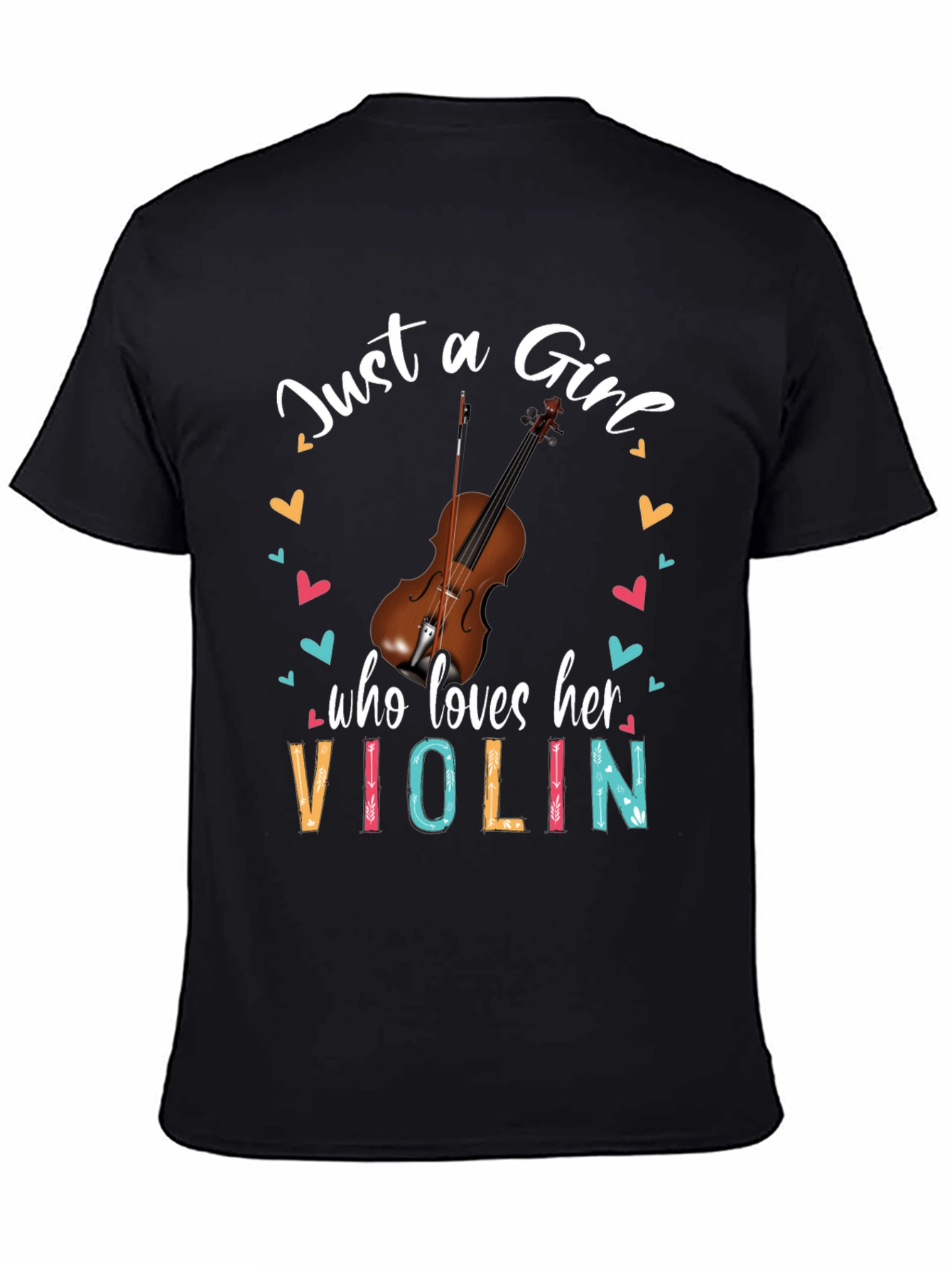 Just a Girl Who Loves Her Violin T-Shirt