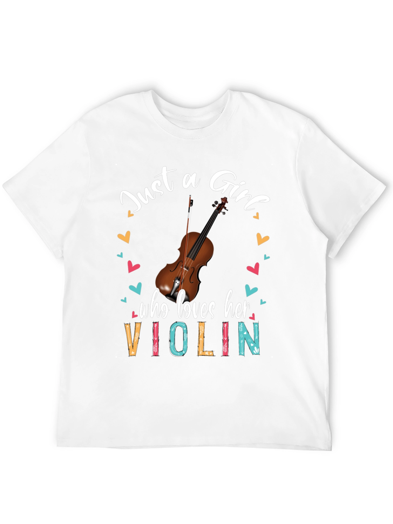 Just a Girl Who Loves Her Violin T-Shirt