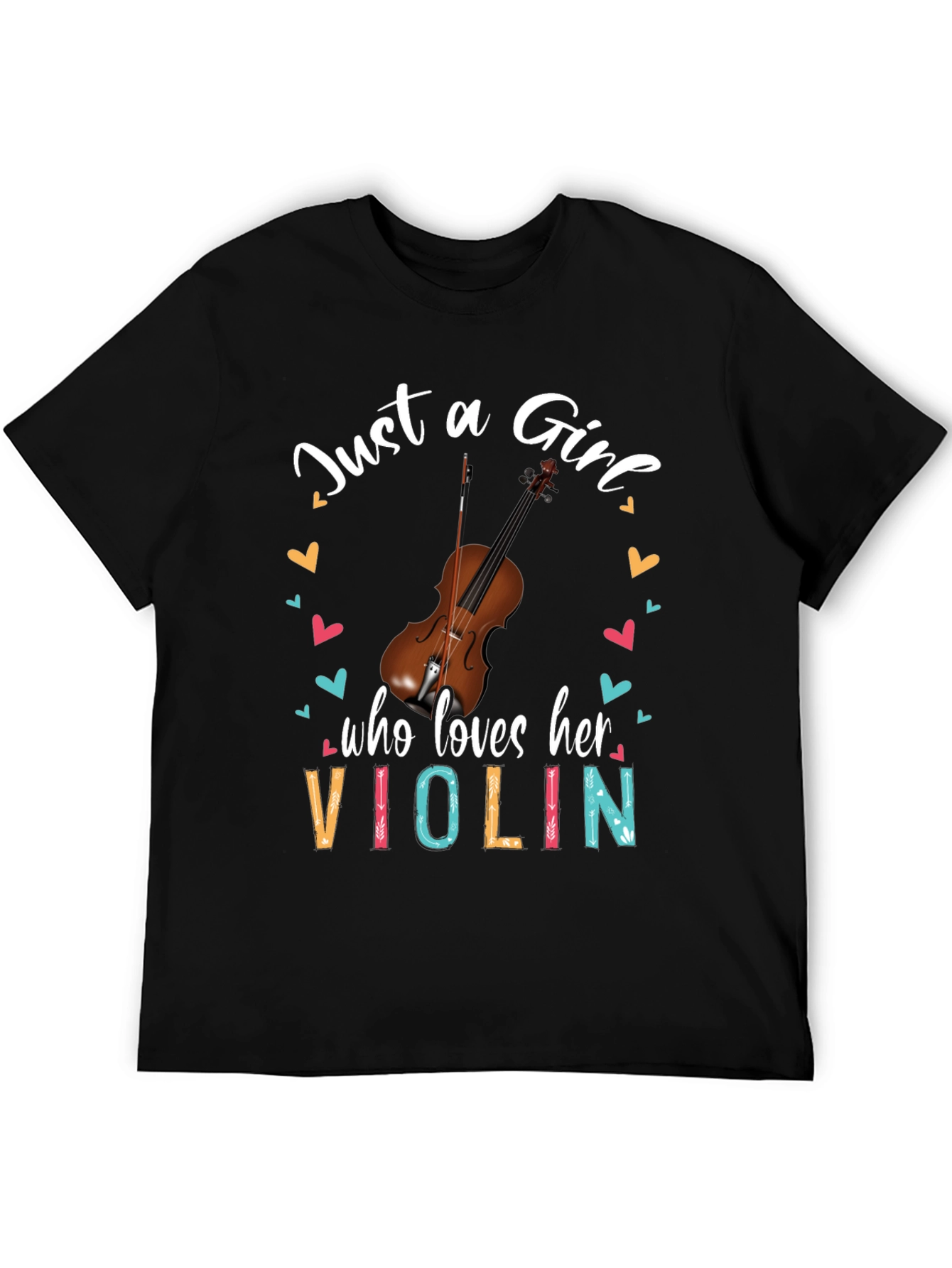 Just a Girl Who Loves Her Violin T-Shirt
