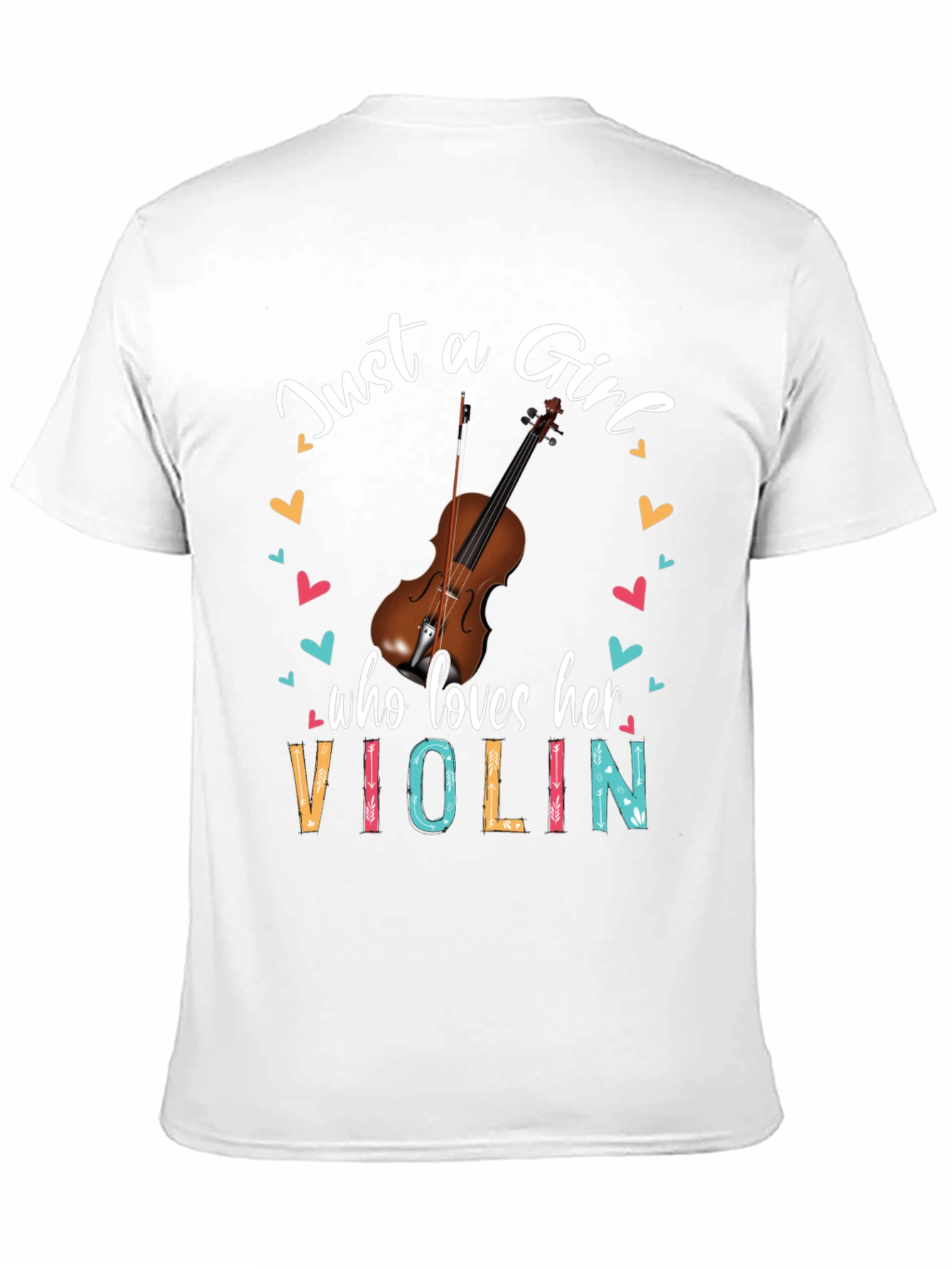 Just a Girl Who Loves Her Violin T-Shirt