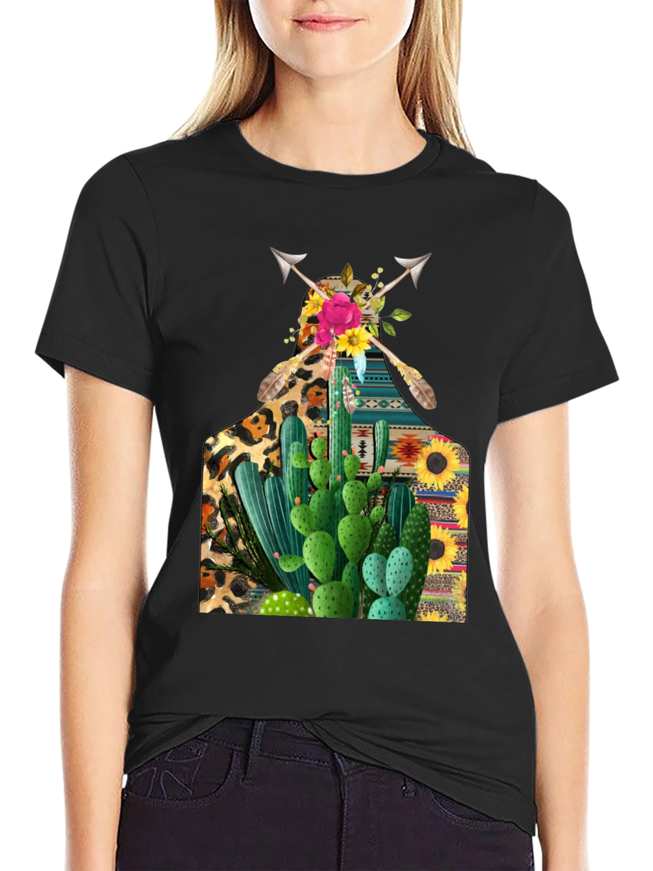Cactus & Arrows Graphic Tee